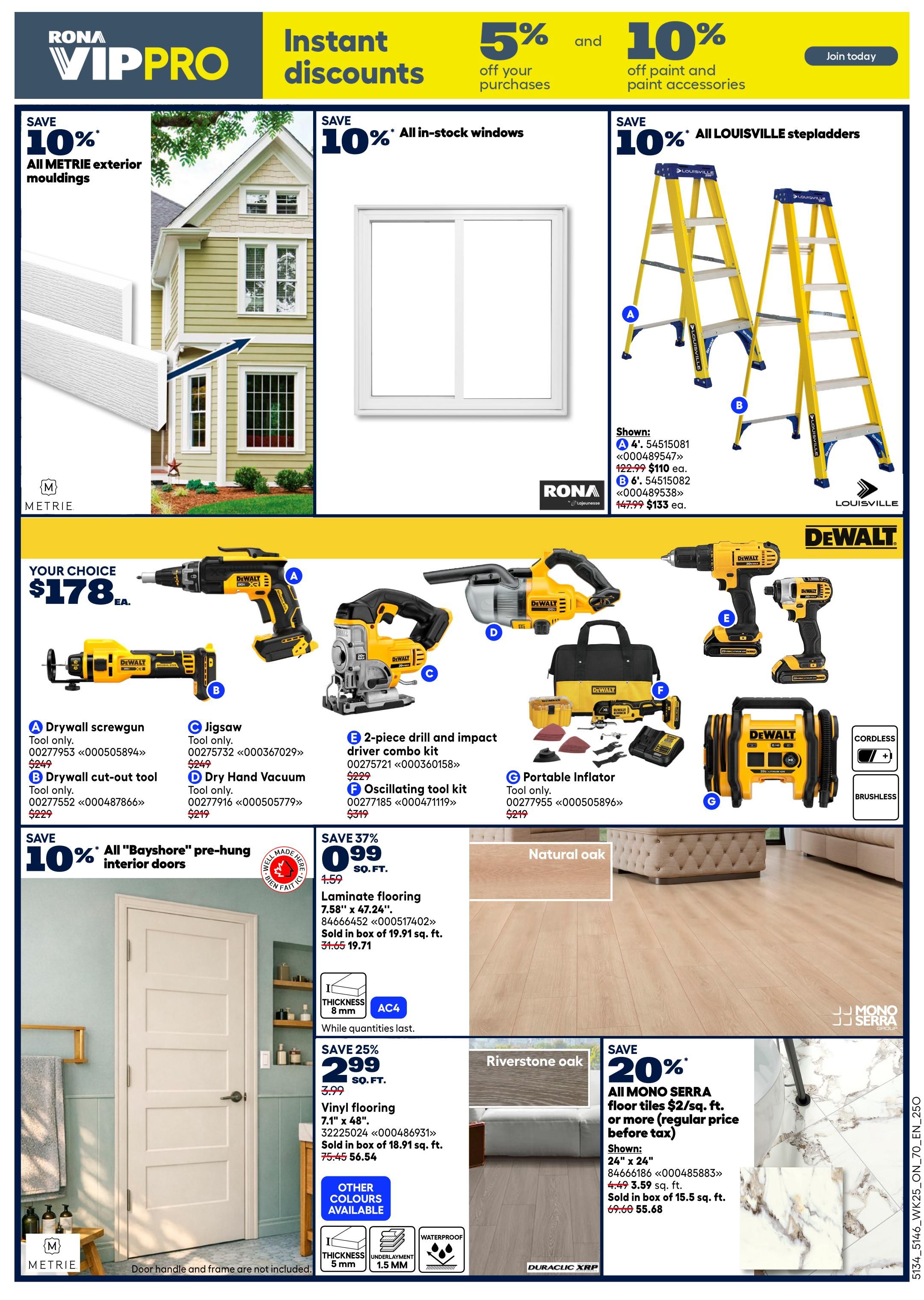 Rona & Rona+ (ON) Flyer July 16 to 29