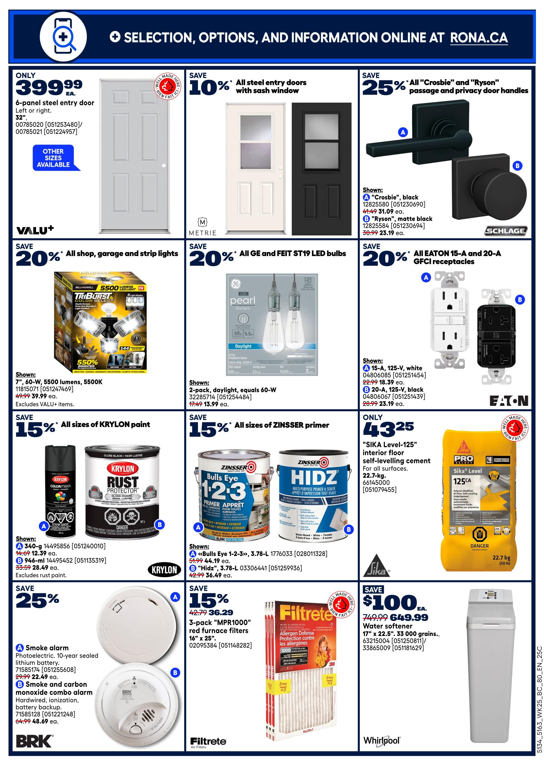 Rona & Rona+ (BC) Flyer July 16 to 29