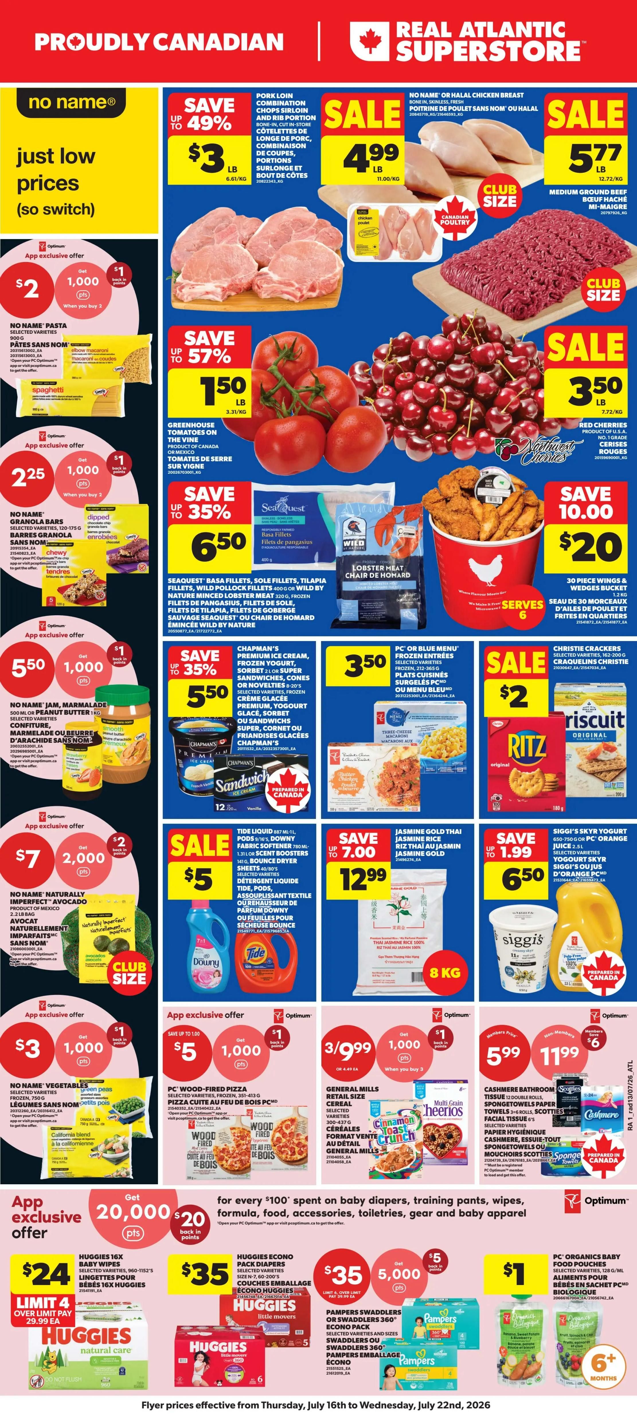 Real Atlantic Superstore Flyer July 16 to 22