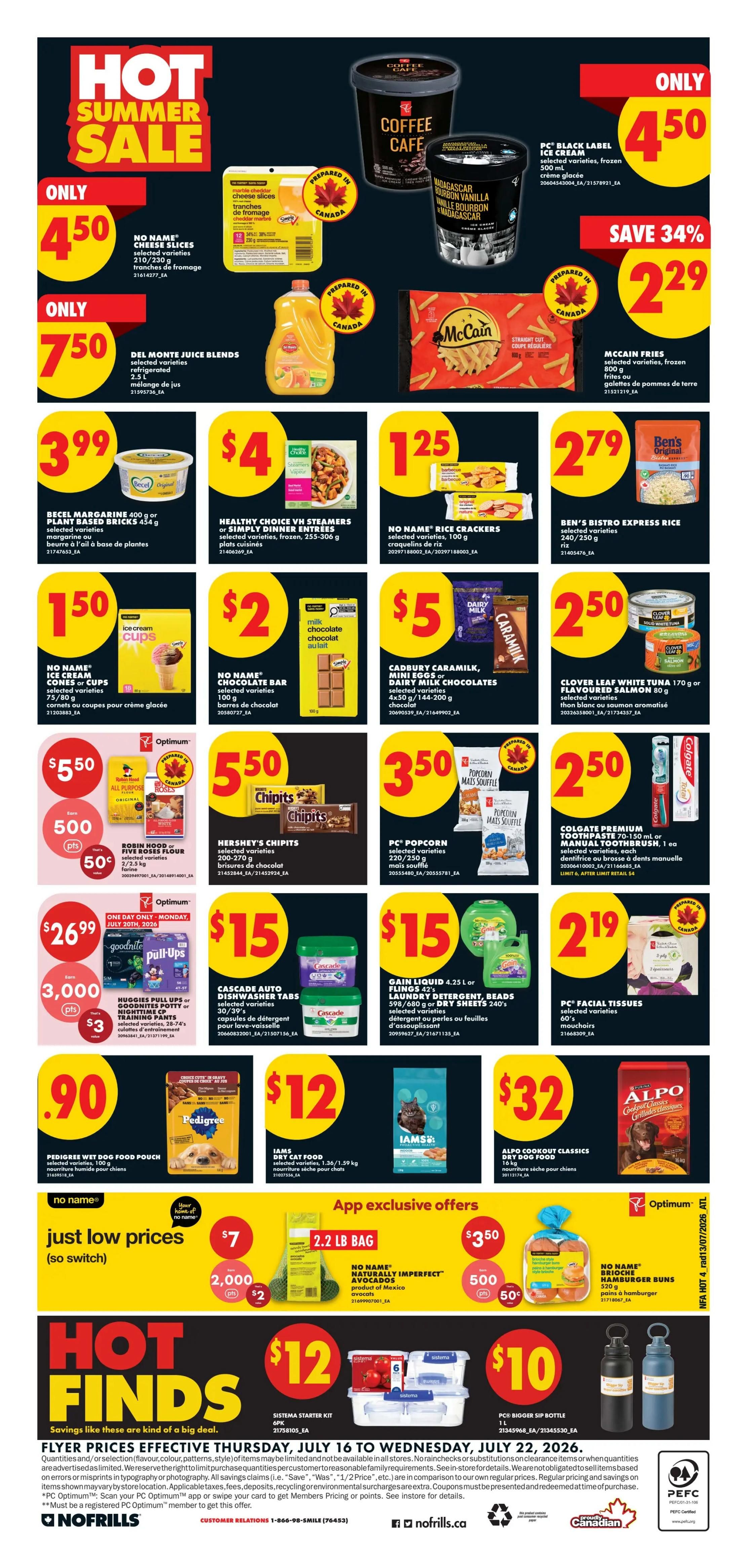 No Frills (Atlantic) Flyer July 16 to 22