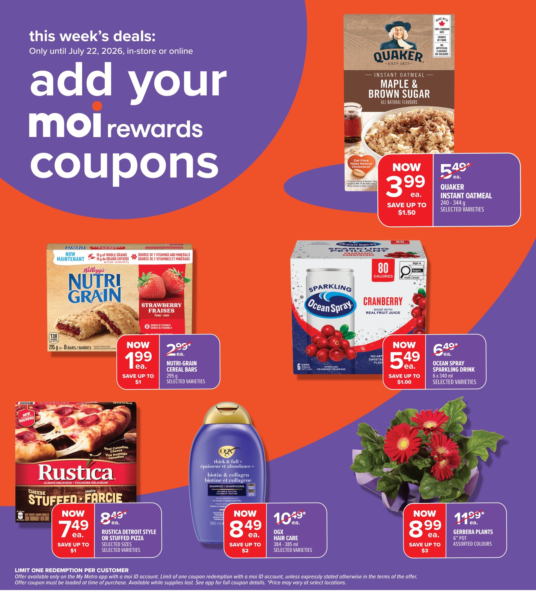 Metro (ON) Flyer July 16 to 22