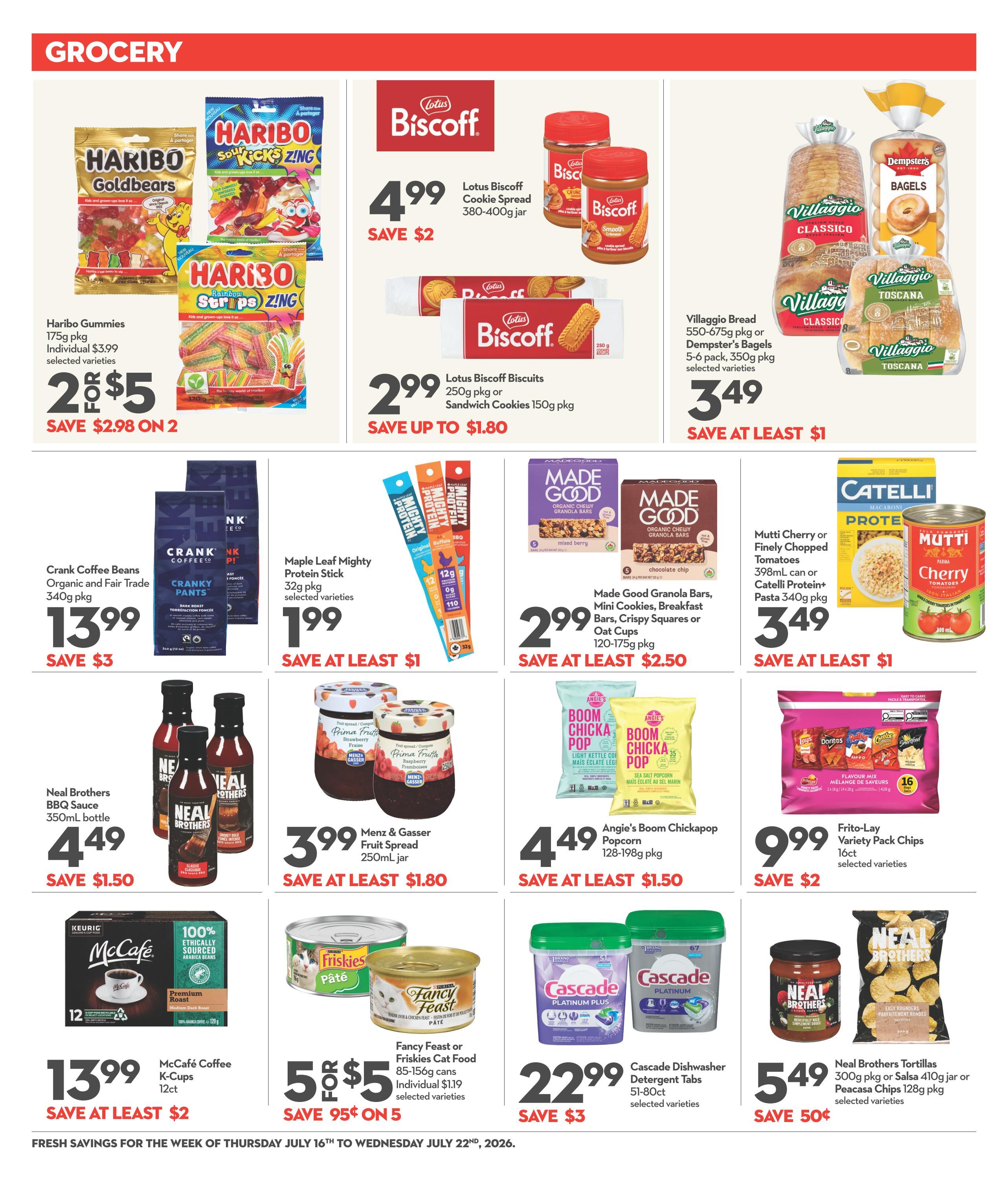 Garden Foods Flyer July 16 to 22