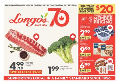 Longo's Flyer July 16 to 22