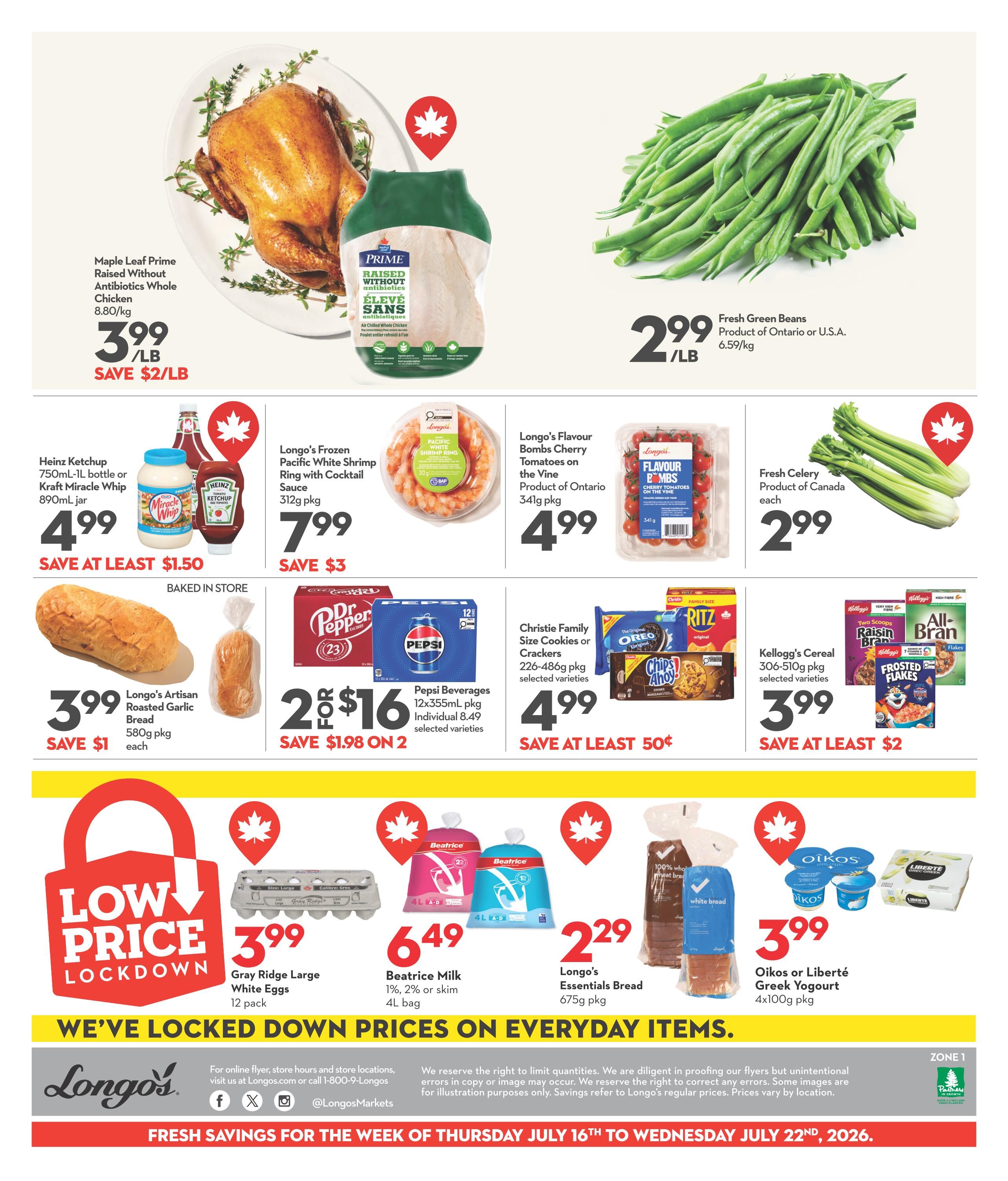 Longo's Flyer July 16 to 22