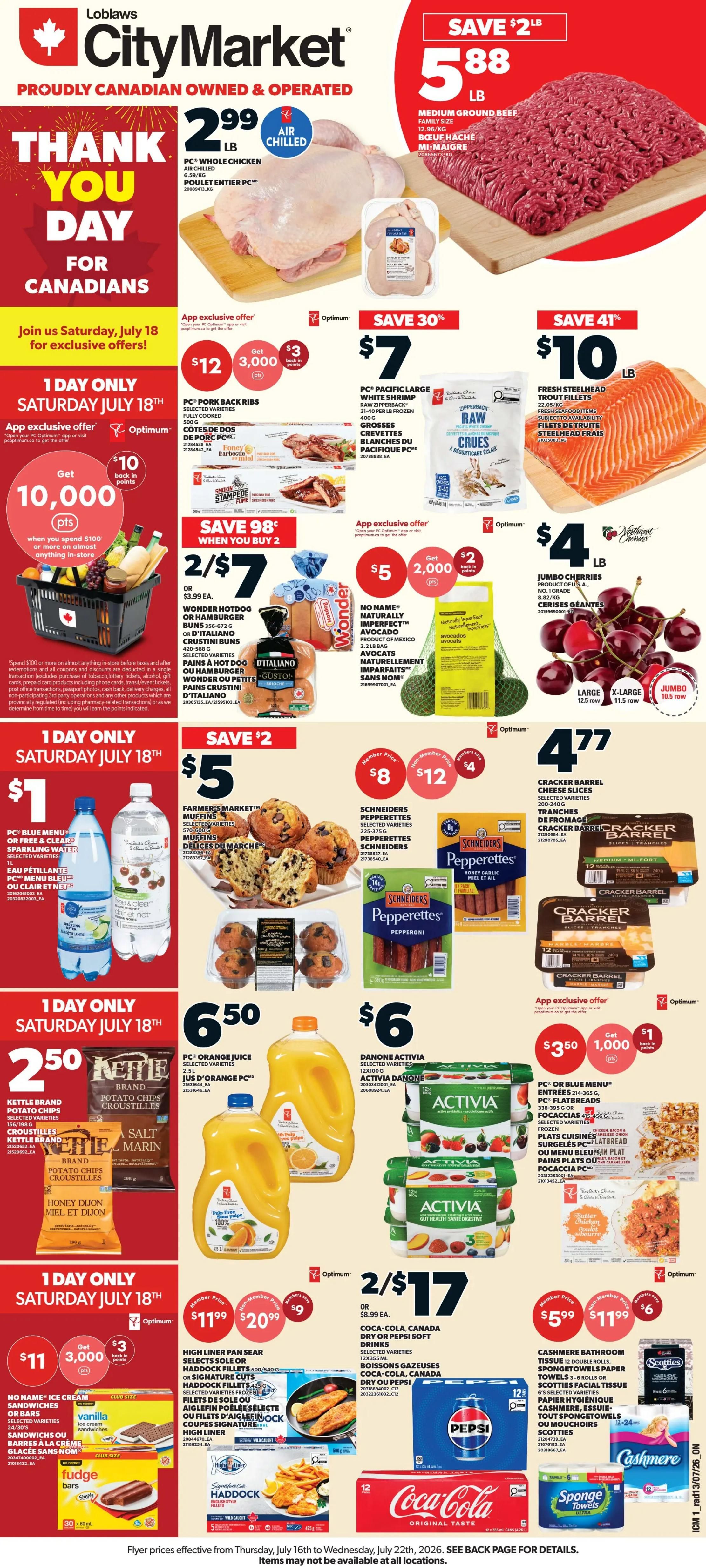 Loblaws City Market (ON) Flyer July 16 to 22