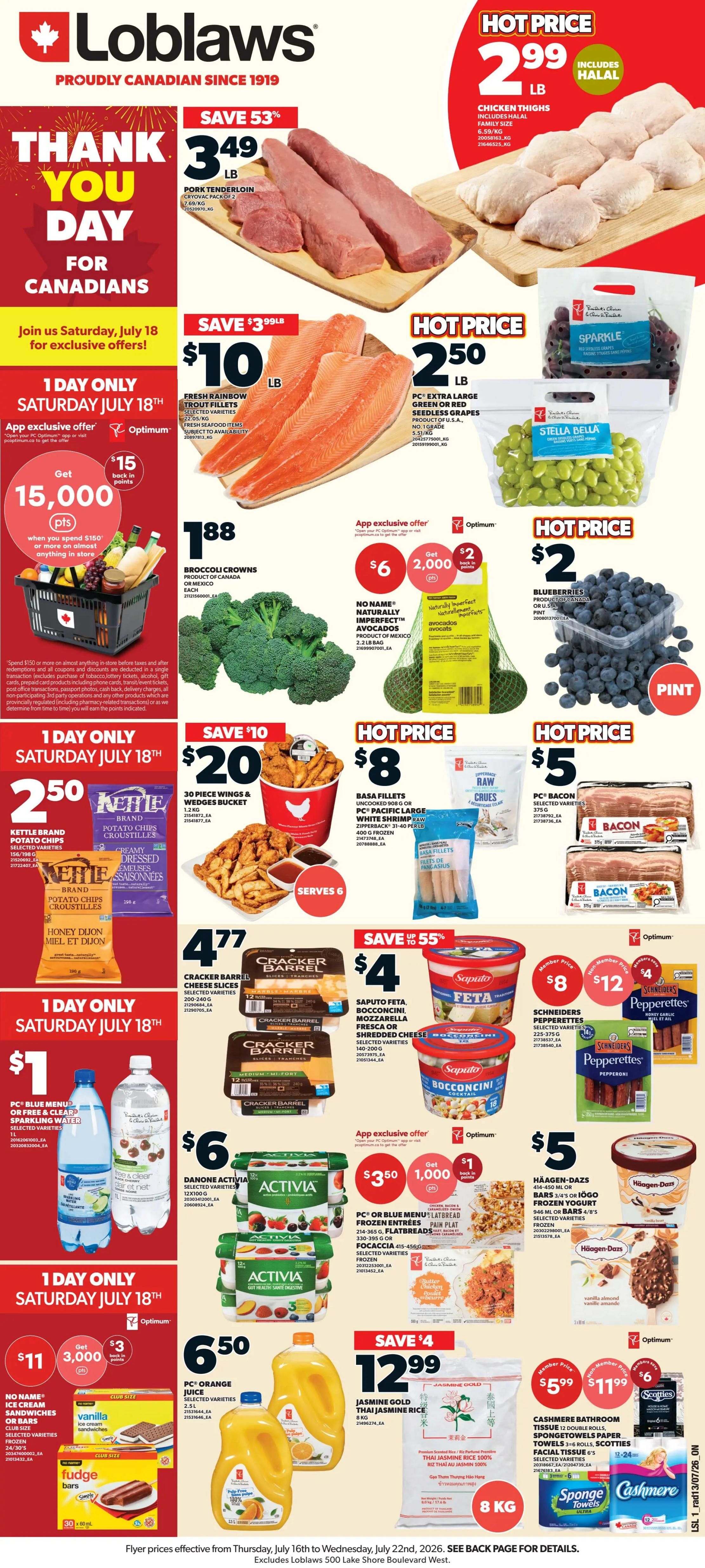 Loblaws (ON) Flyer July 16 to 22