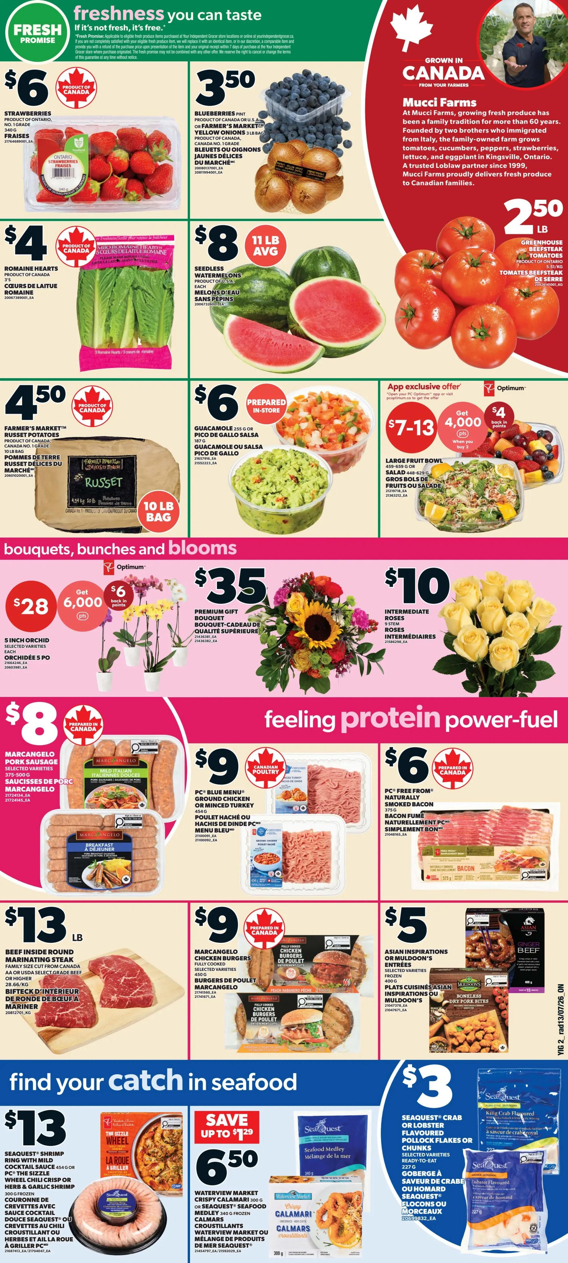 Independent Grocer (ON) Flyer July 16 to 22