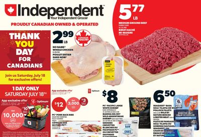 Independent Grocer (Atlantic) Flyer July 16 to 22
