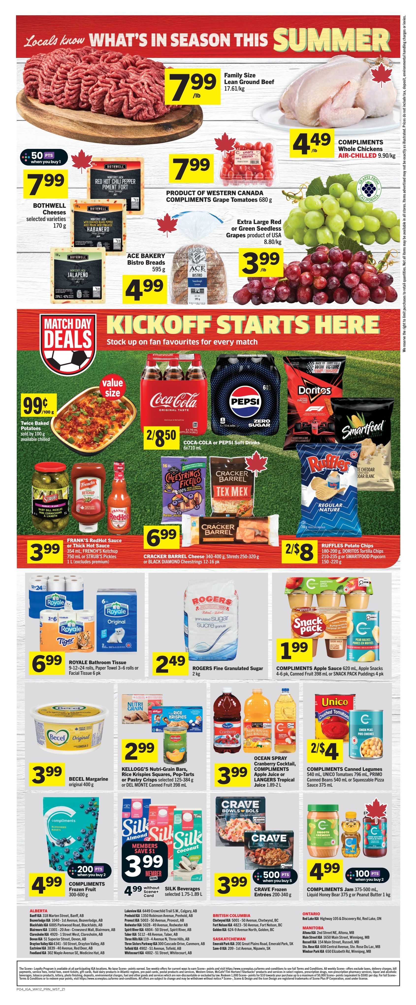 IGA (West) Flyer July 16 to 22