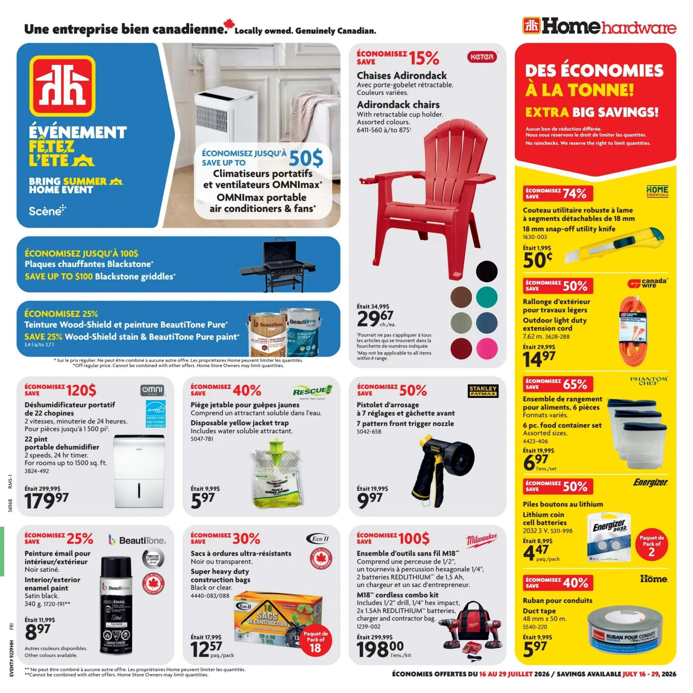 Home Hardware (QC) Flyer July 16 to 29