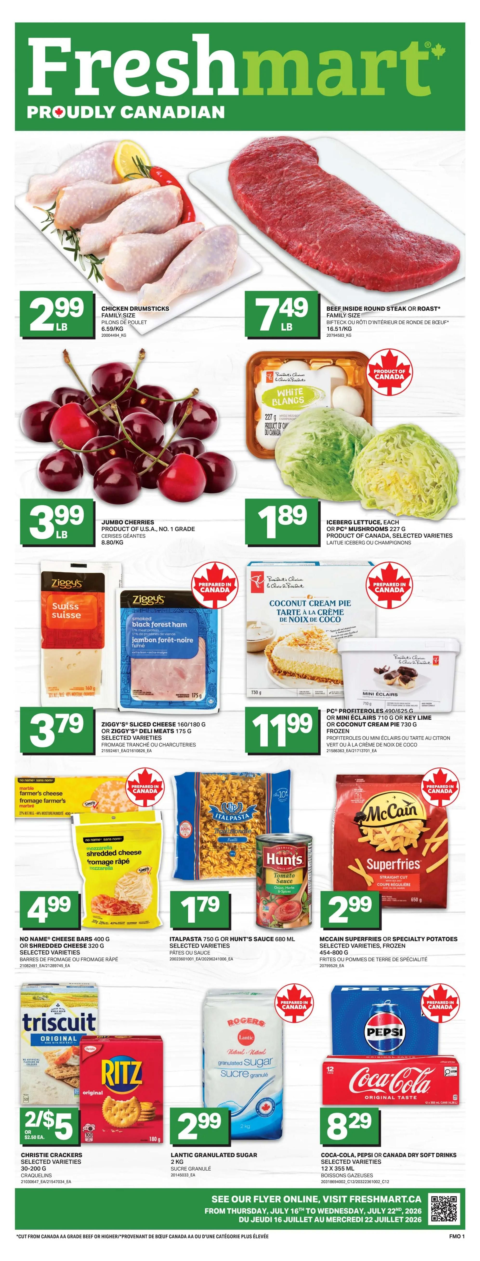 Freshmart (ON) Flyer July 16 to 22