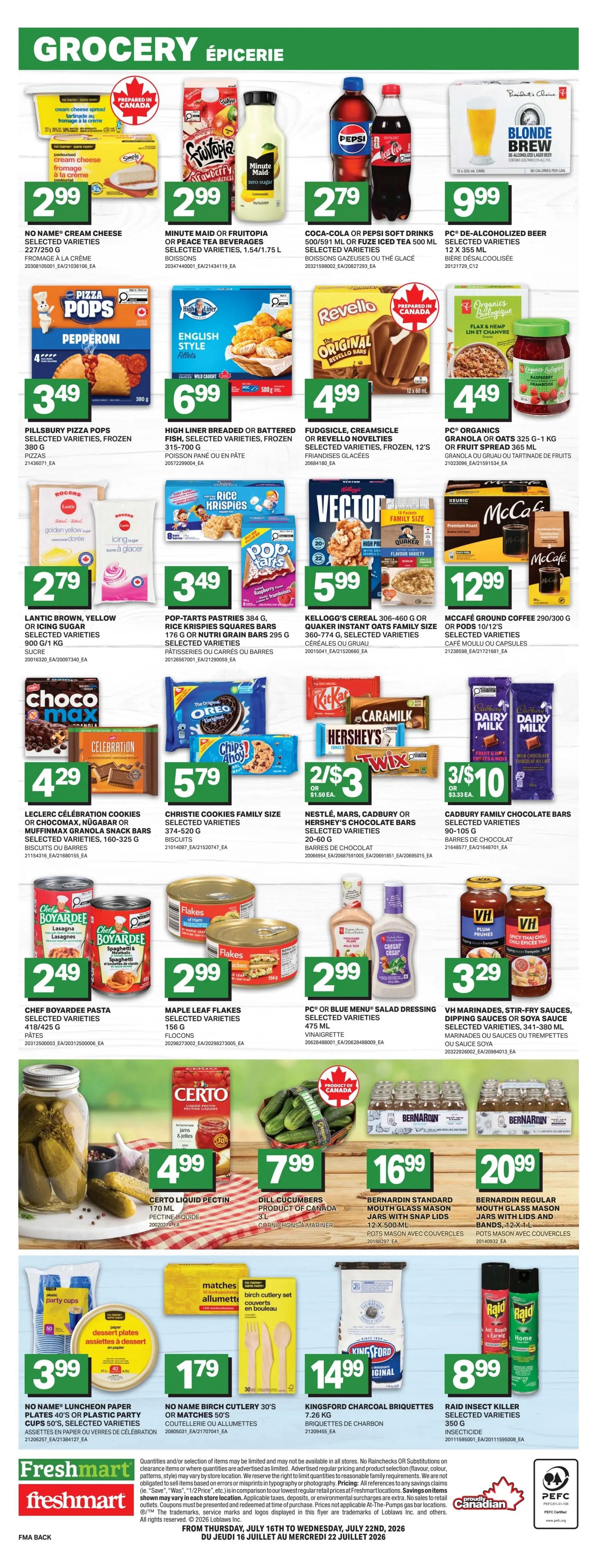 Freshmart (Atlantic) Flyer July 16 to 22