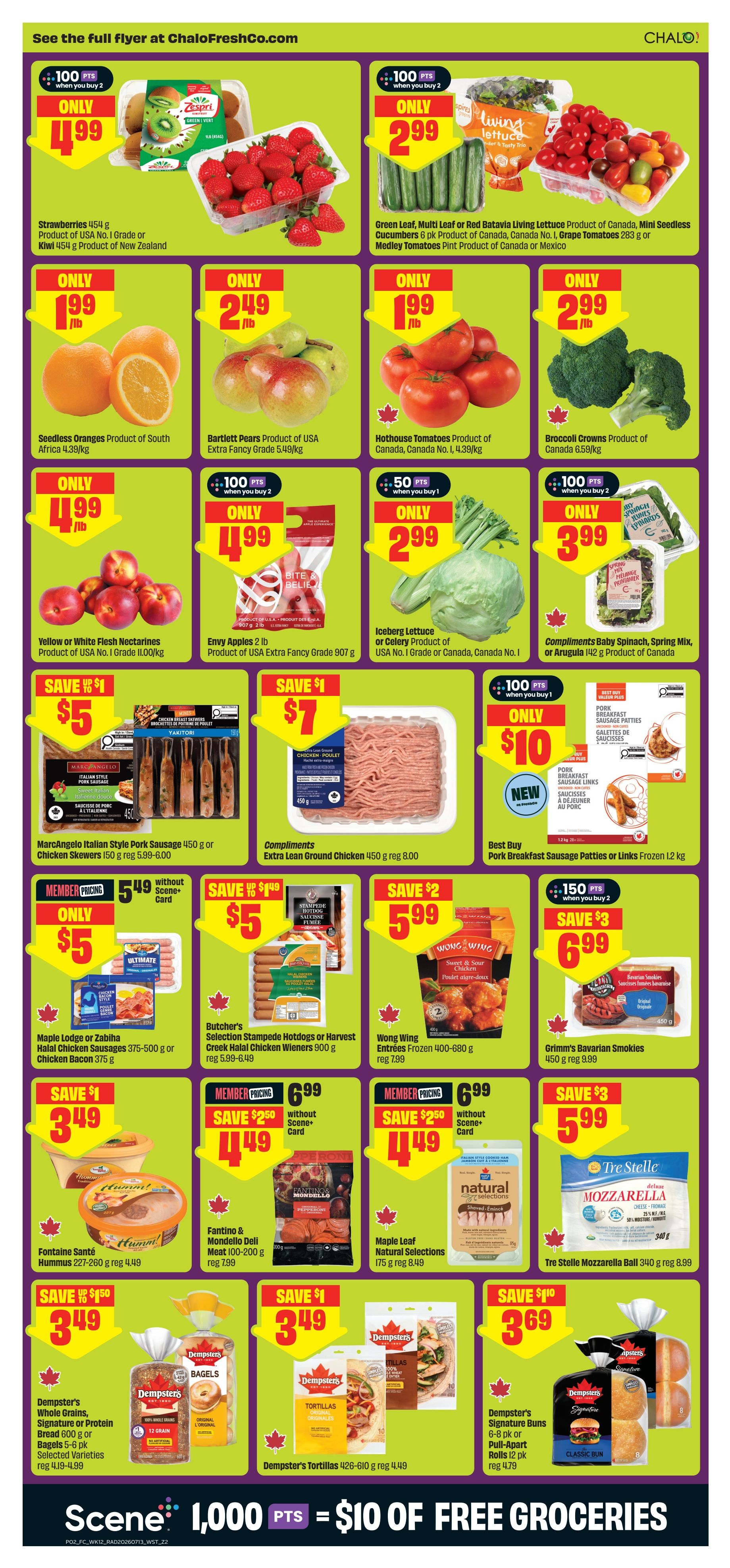 Chalo! FreshCo (West) Flyer July 16 to 22
