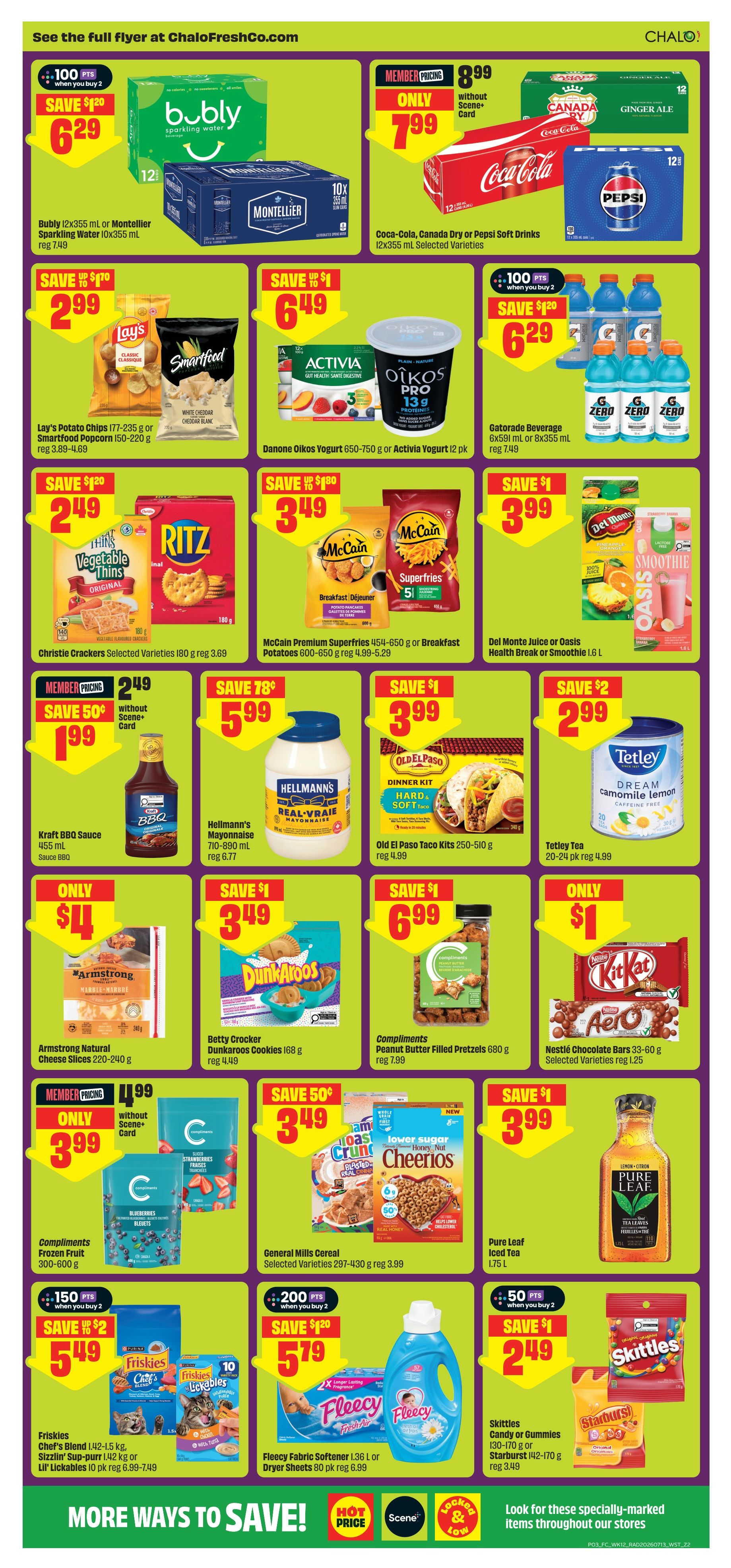 Chalo! FreshCo (West) Flyer July 16 to 22