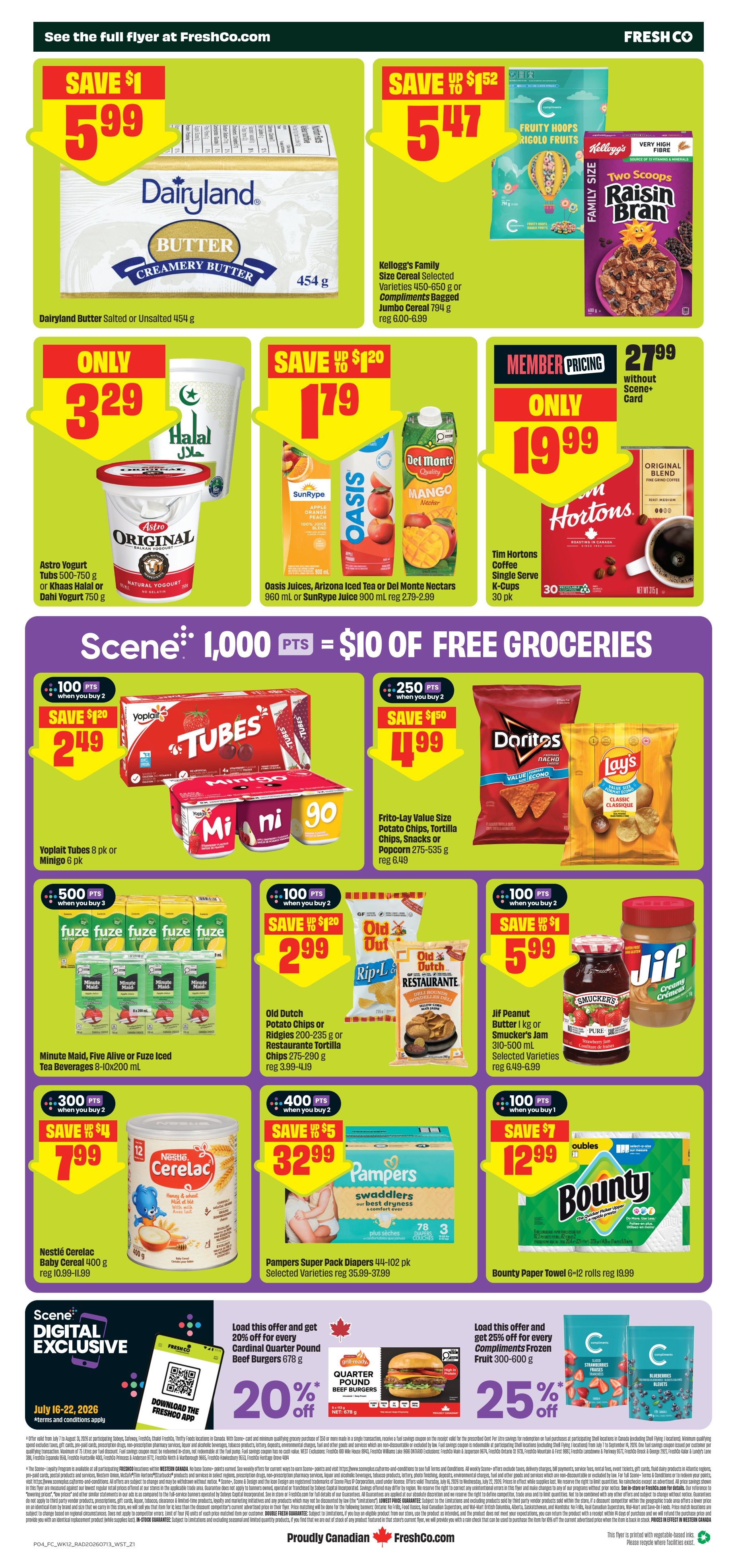 FreshCo (West) Flyer July 16 to 22