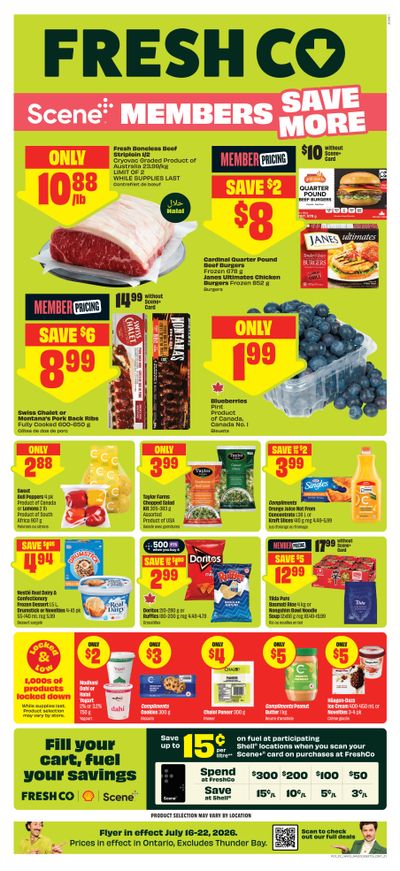 FreshCo (ON) Flyer July 16 to 22