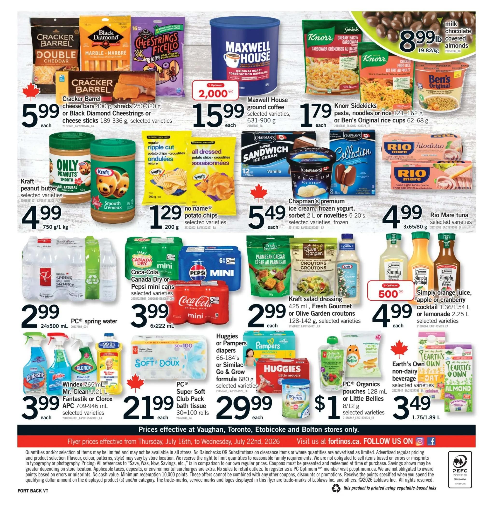 Fortinos Flyer July 16 to 22