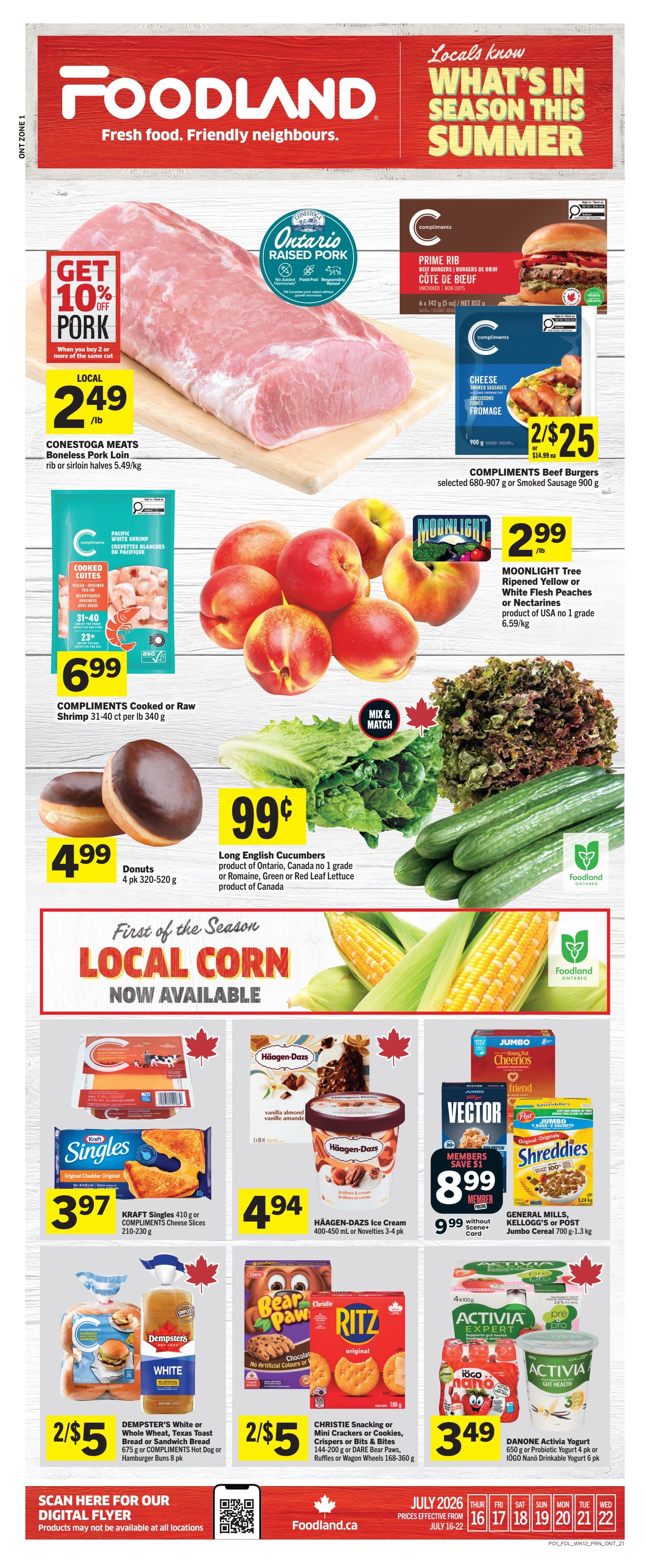 Foodland (ON) Flyer July 16 to 22