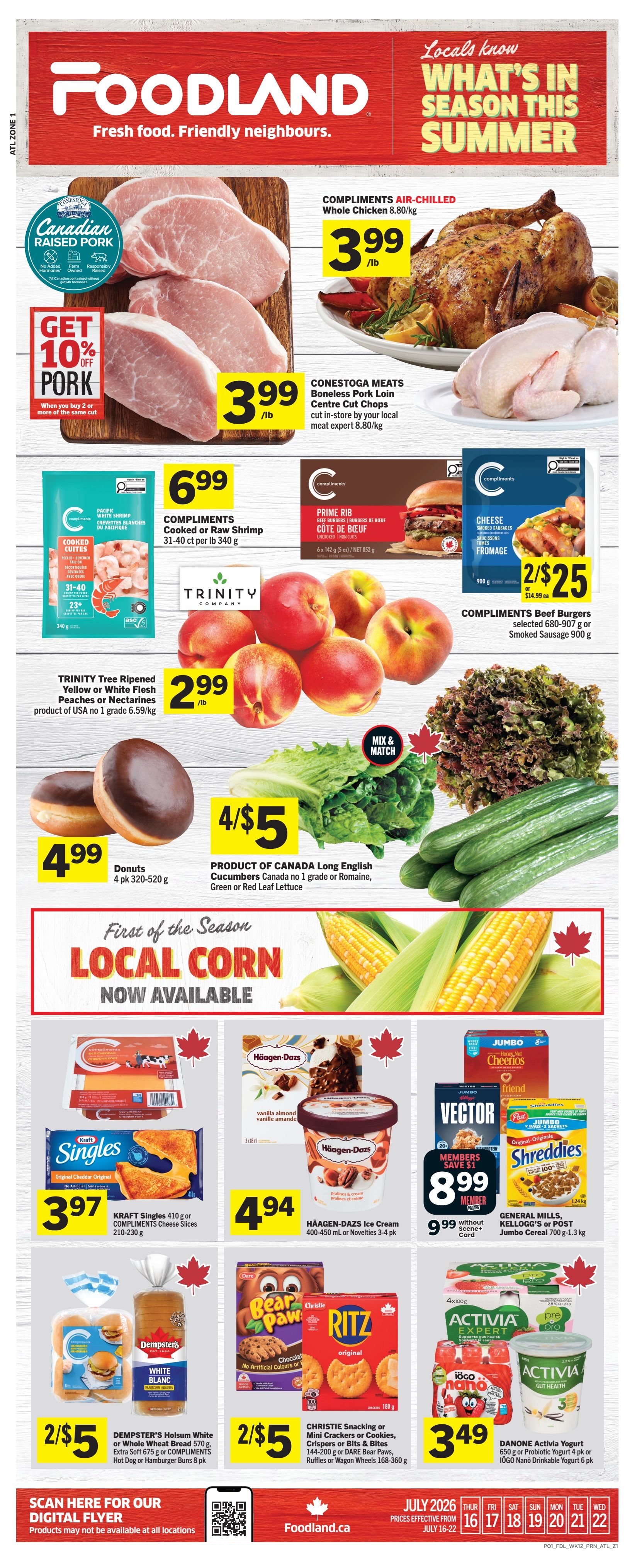 Foodland (Atlantic) Flyer July 16 to 22