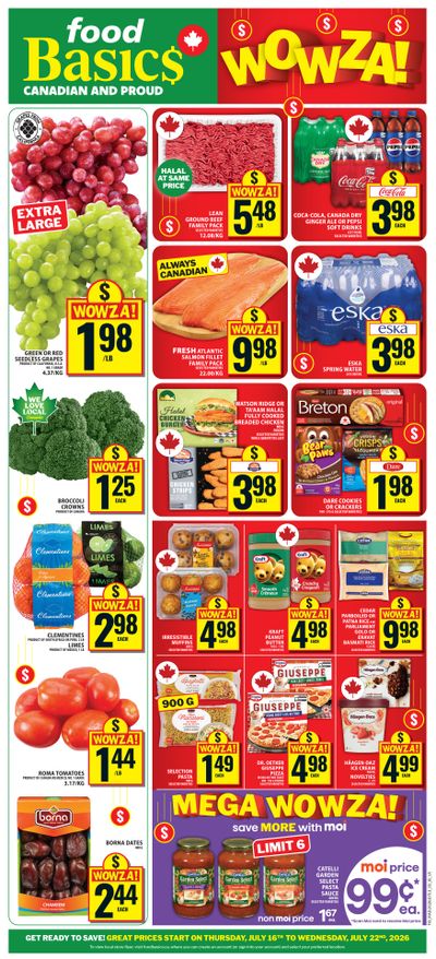 Food Basics Flyer July 16 to 22
