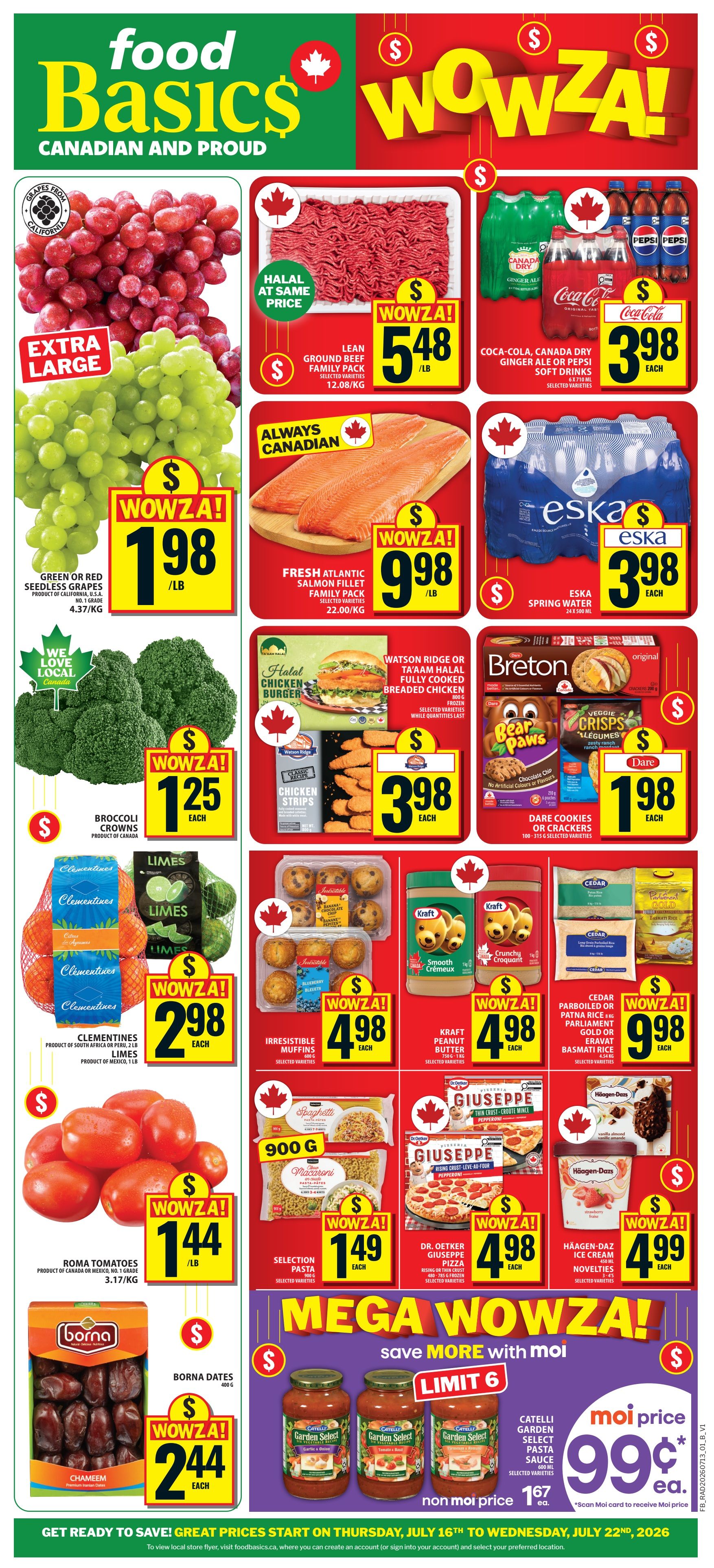 Food Basics Flyer July 16 to 22