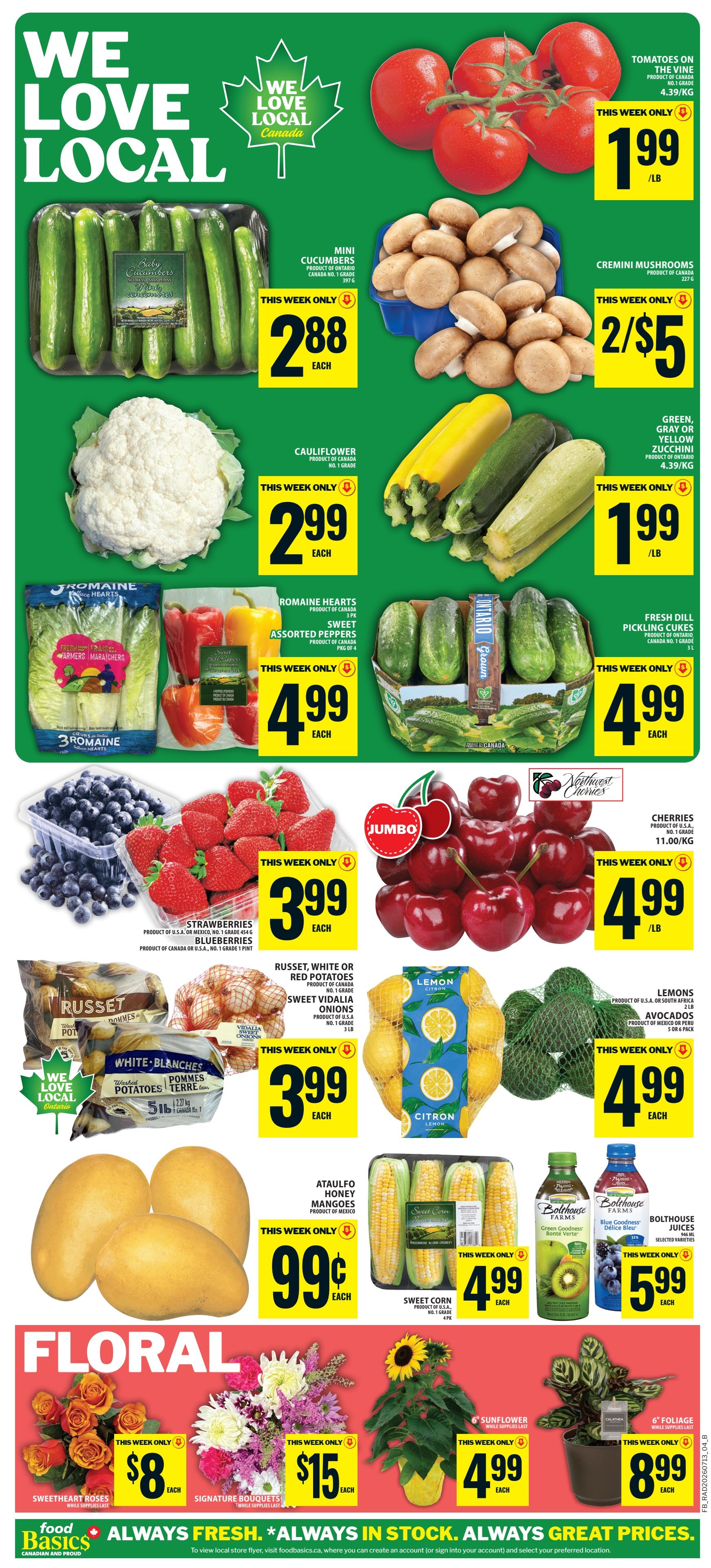 Food Basics Flyer July 16 to 22