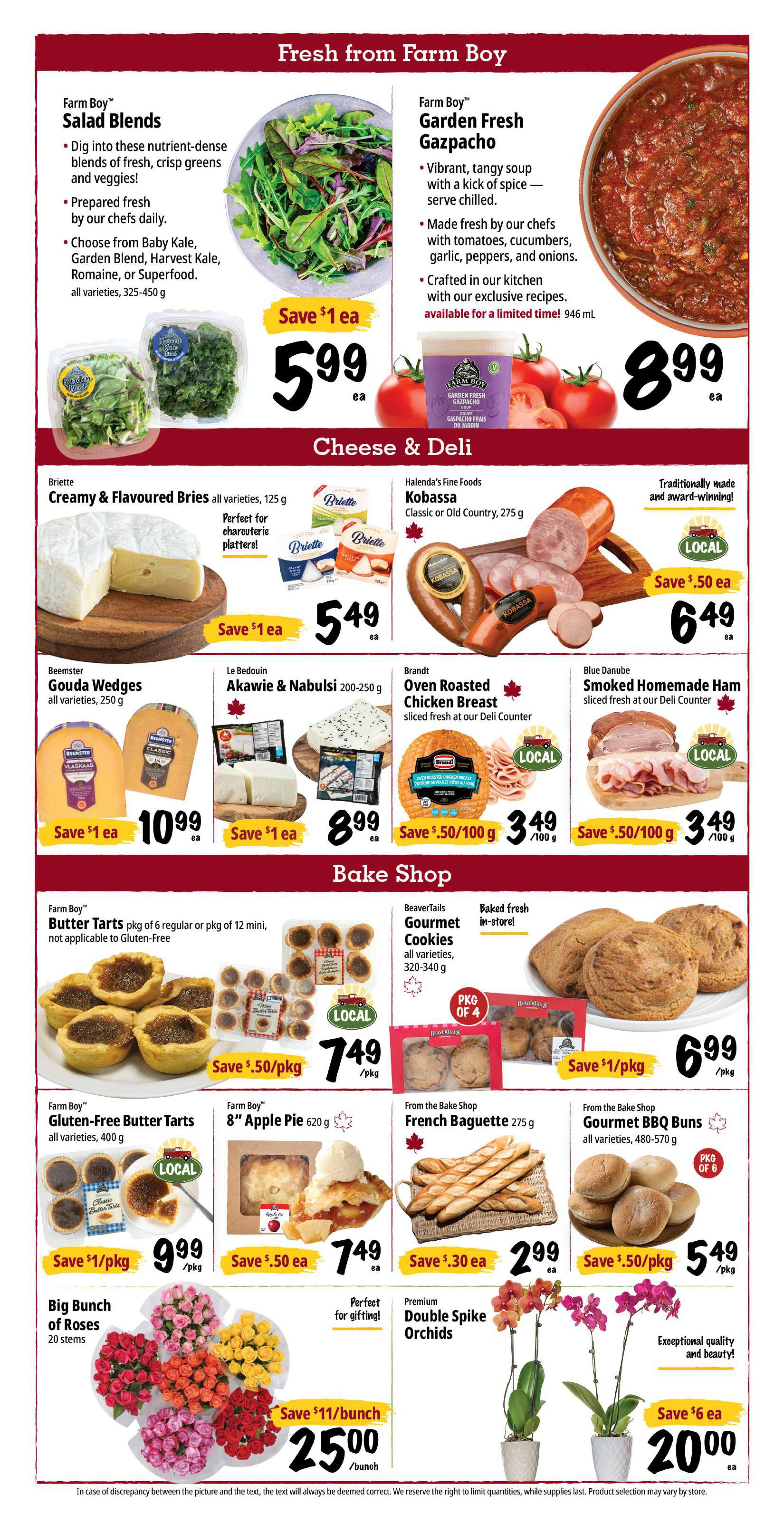 Farm Boy Flyer July 16 to 22