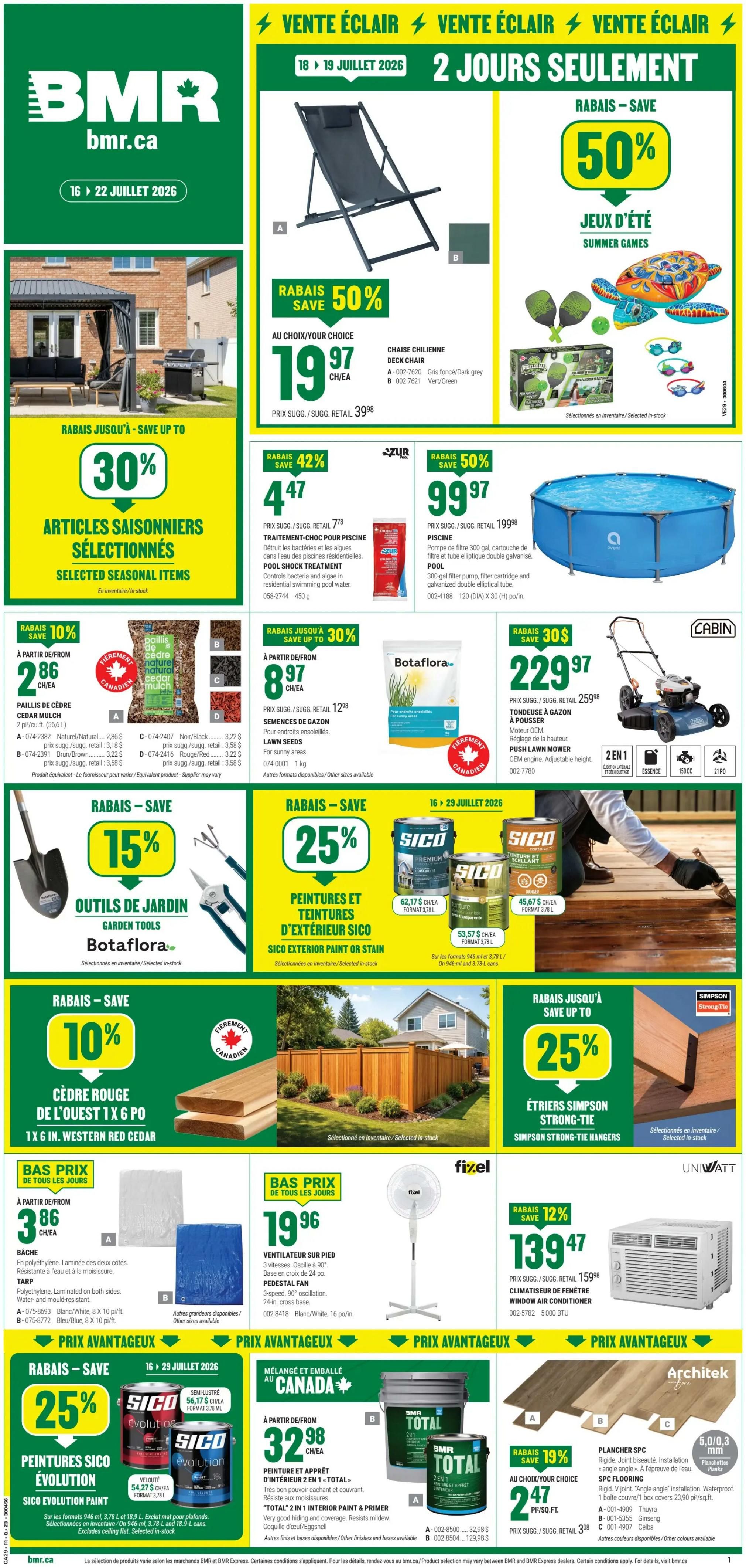 BMR Flyer July 16 to 22