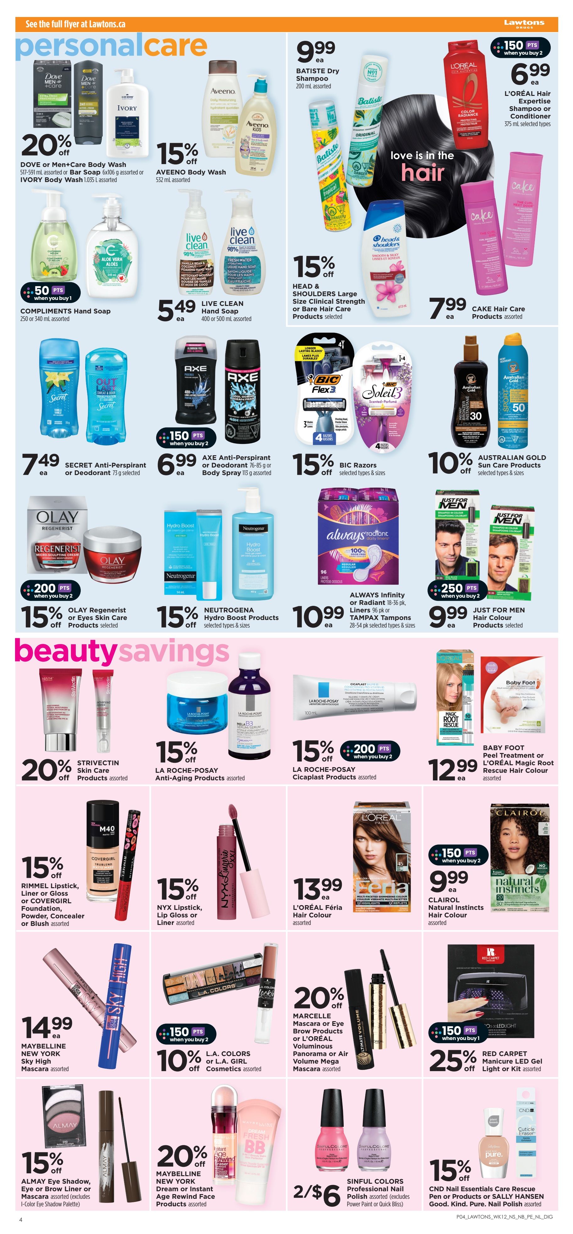 Lawtons Drugs (NB, NL) Flyer July 17 to 23