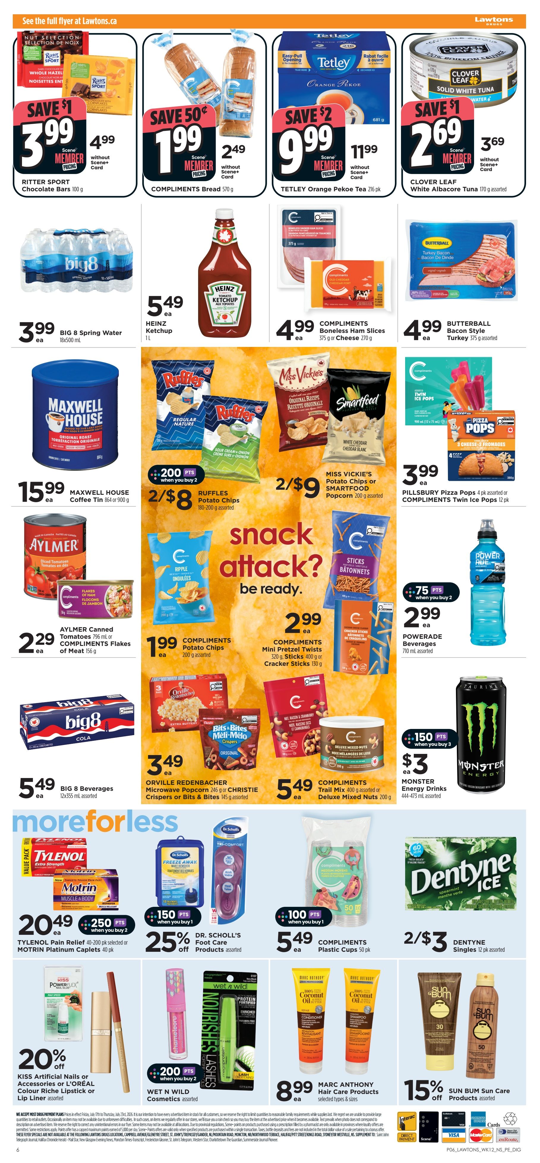 Lawtons Drugs (NS) Flyer July 17 to 23