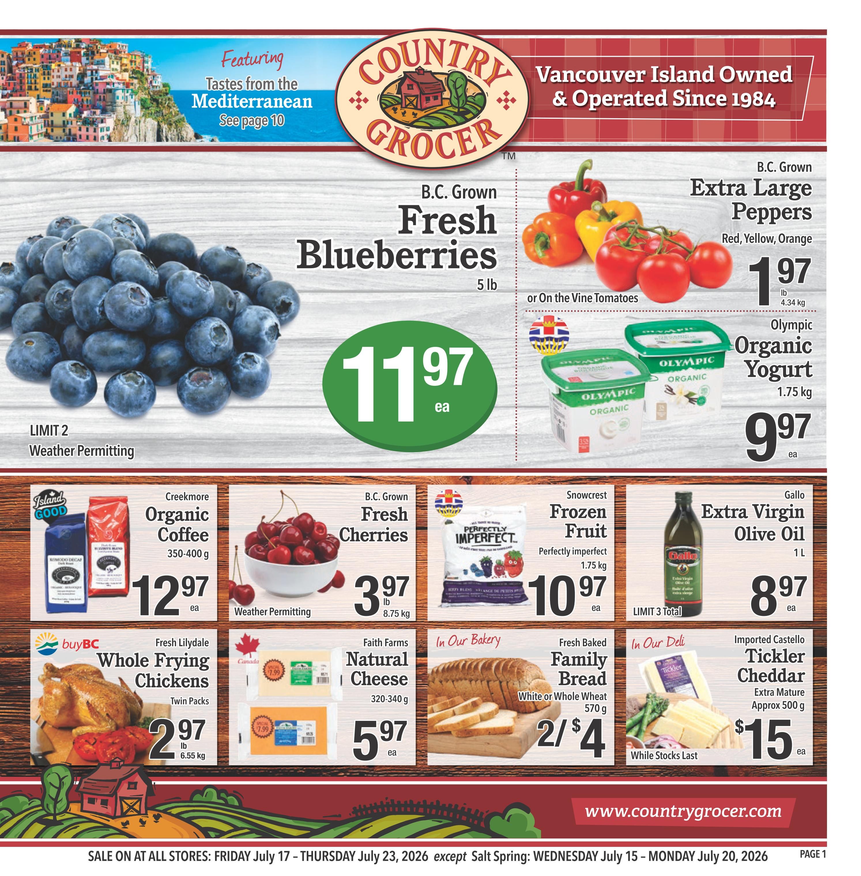 Country Grocer Flyer July 17 to 23