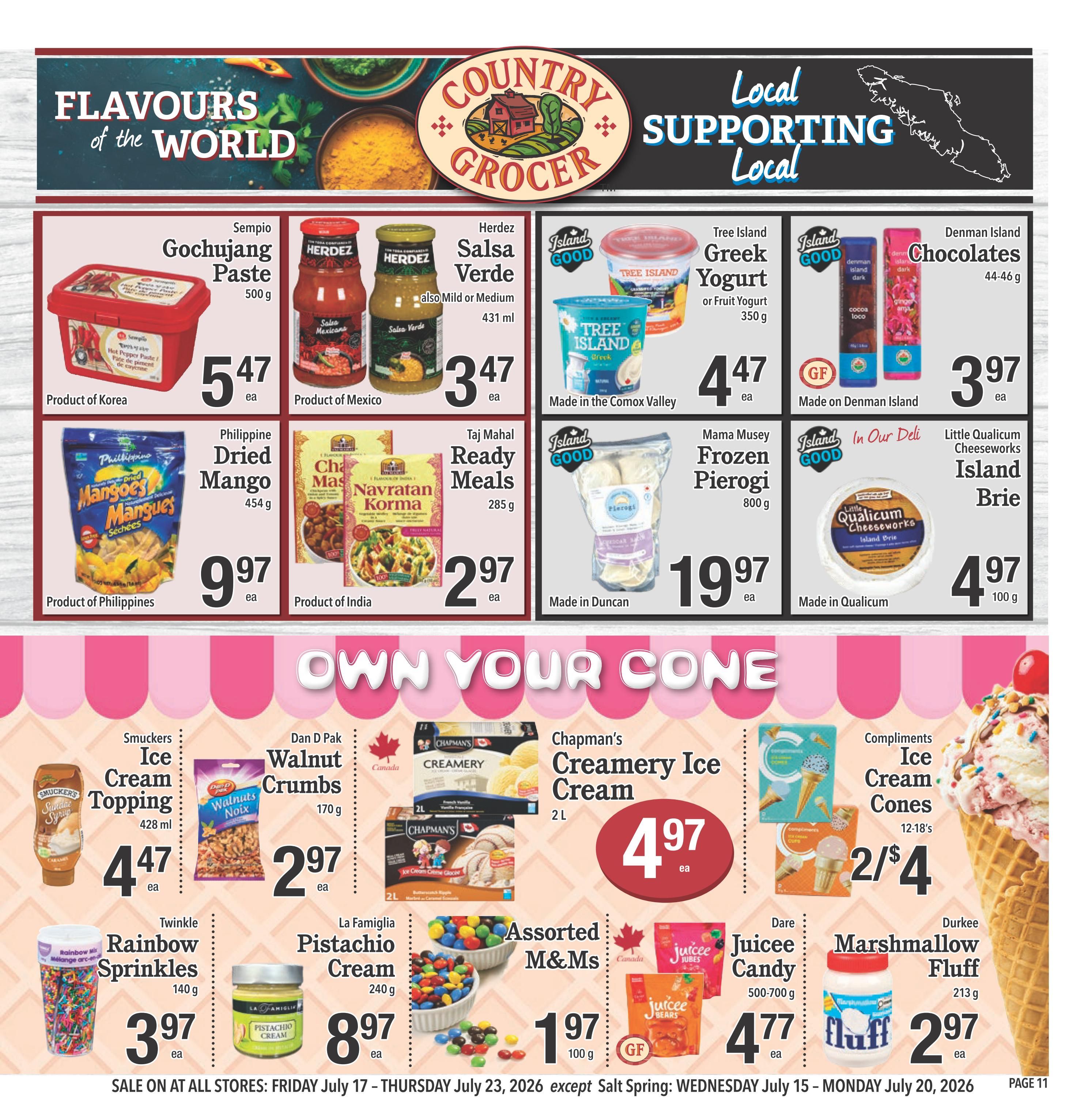 Country Grocer Flyer July 17 to 23