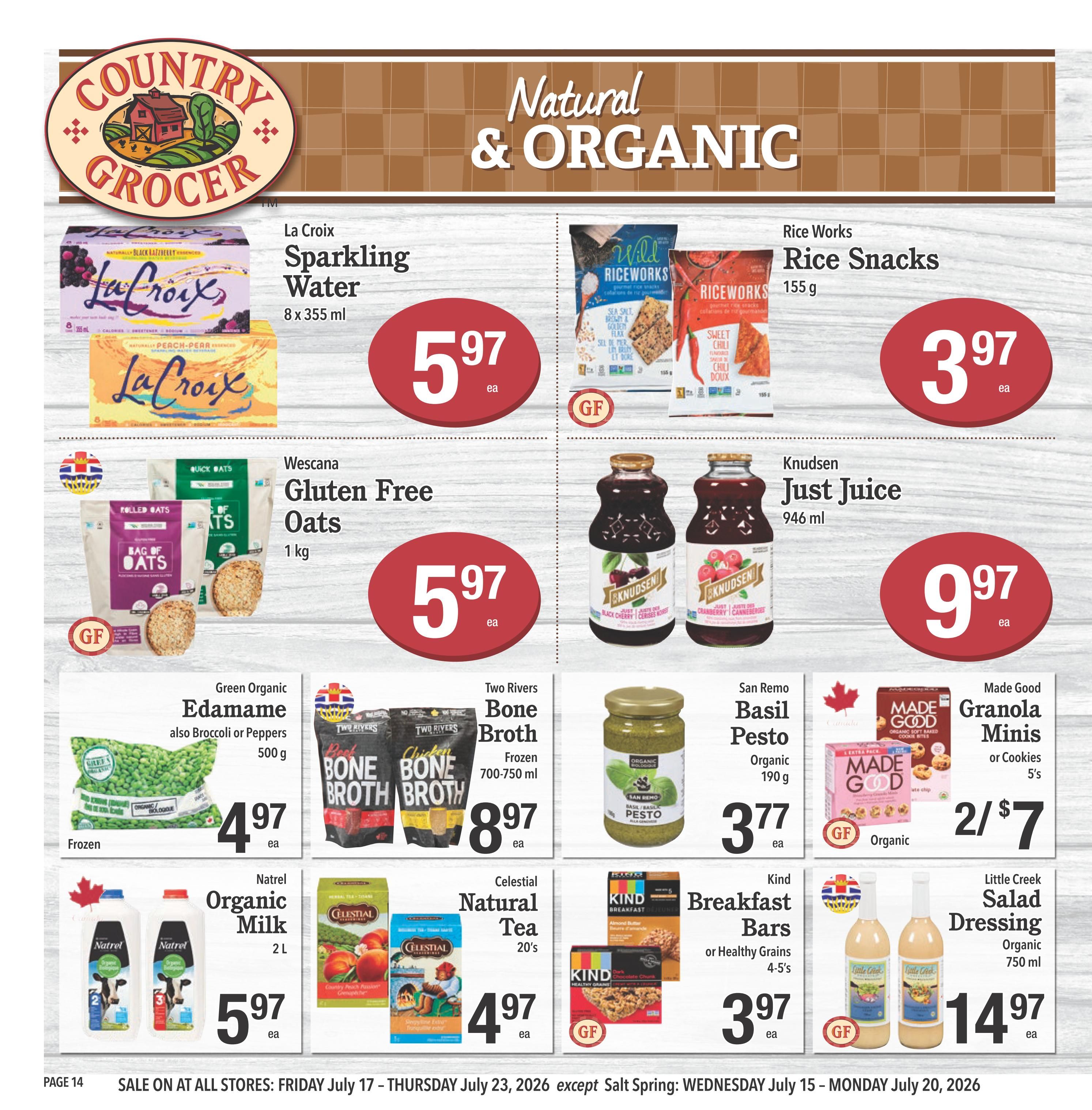 Country Grocer Flyer July 17 to 23