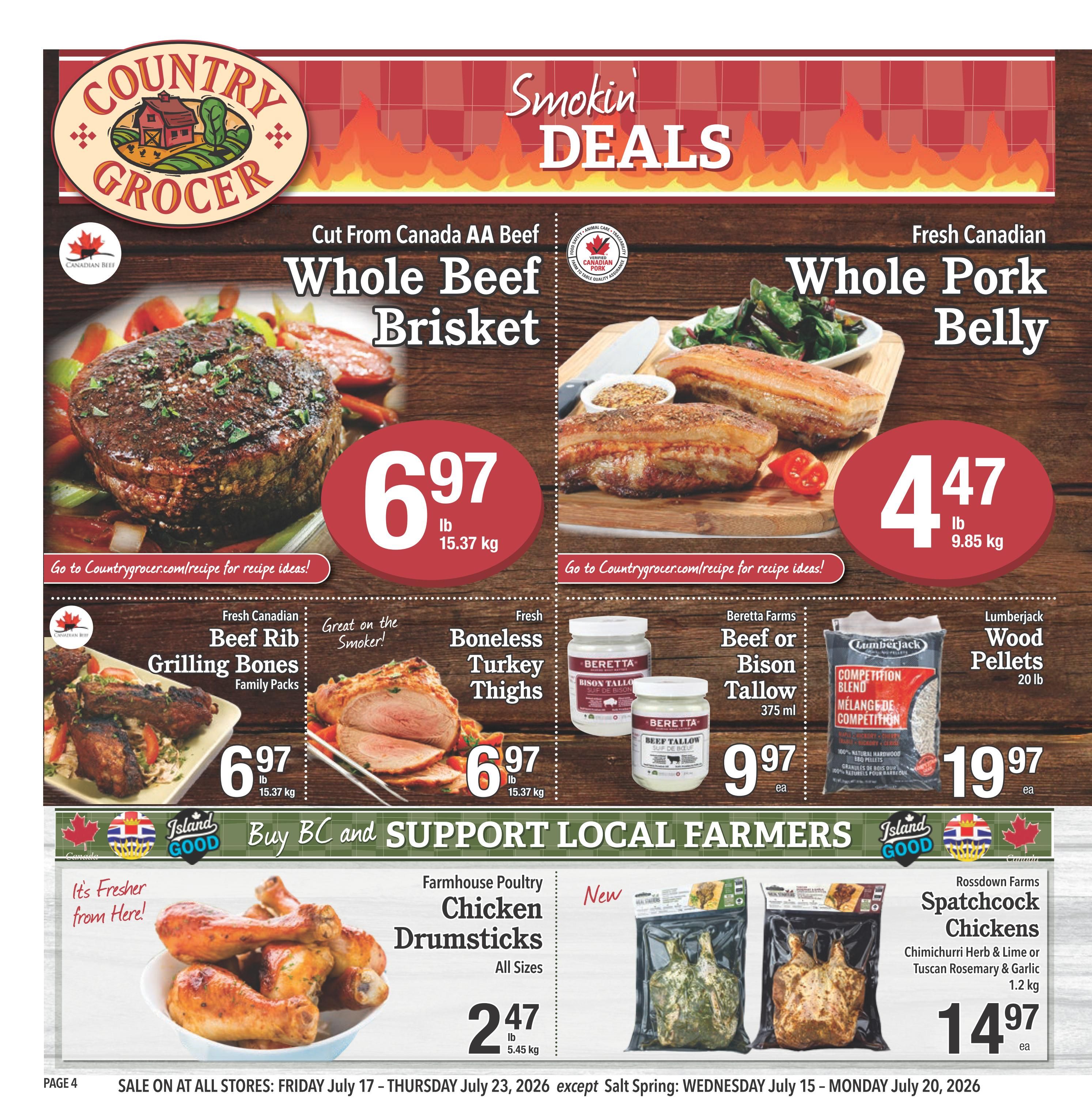 Country Grocer Flyer July 17 to 23