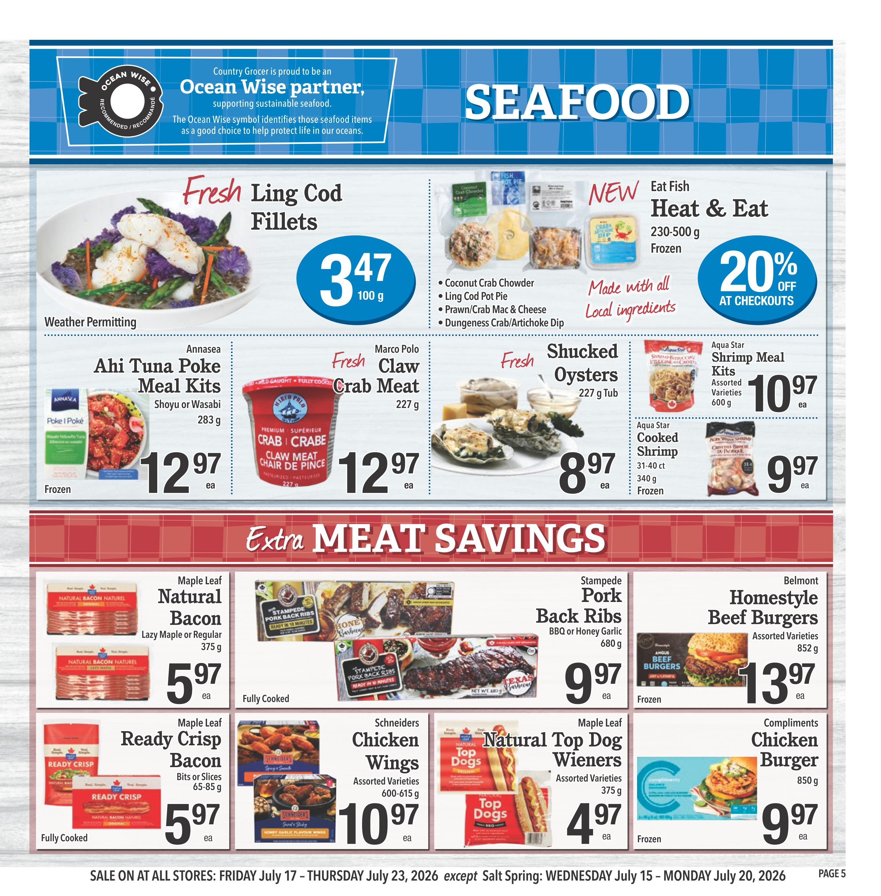 Country Grocer Flyer July 17 to 23
