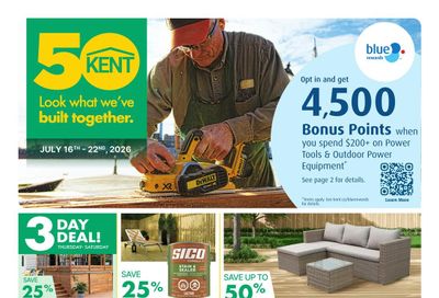 Kent Building Supplies Flyer July 16 to 22