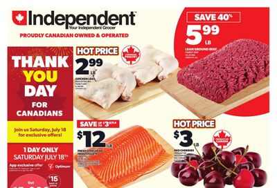 Independent Grocer (West) Flyer July 16 to 22