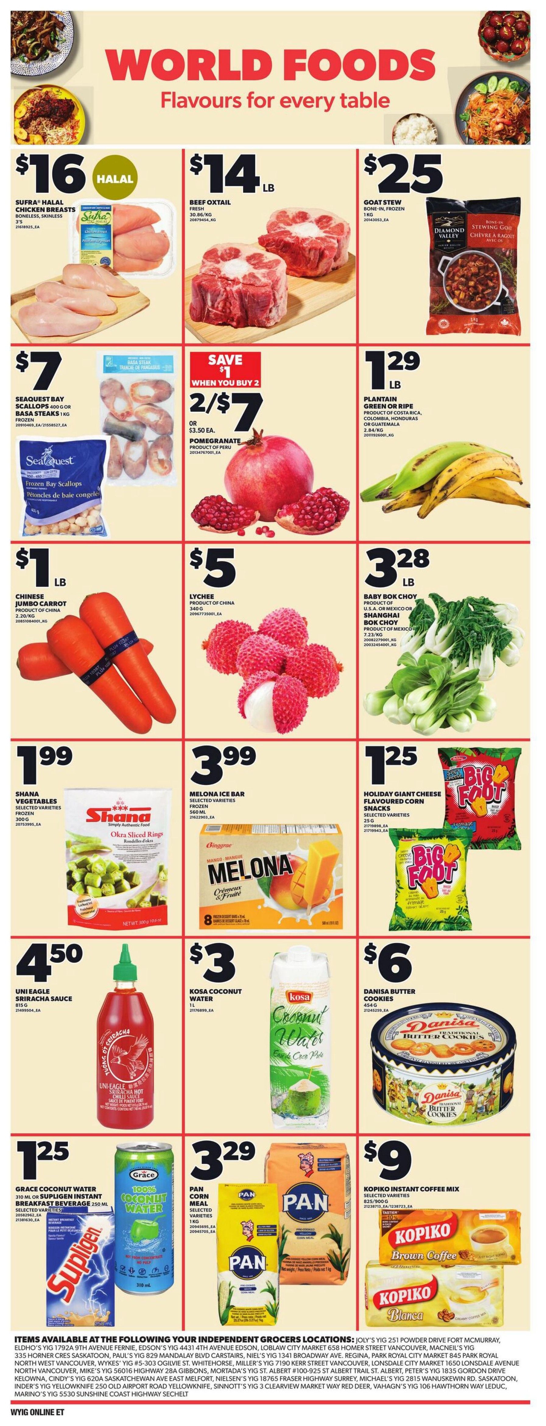Independent Grocer (West) Flyer July 16 to 22