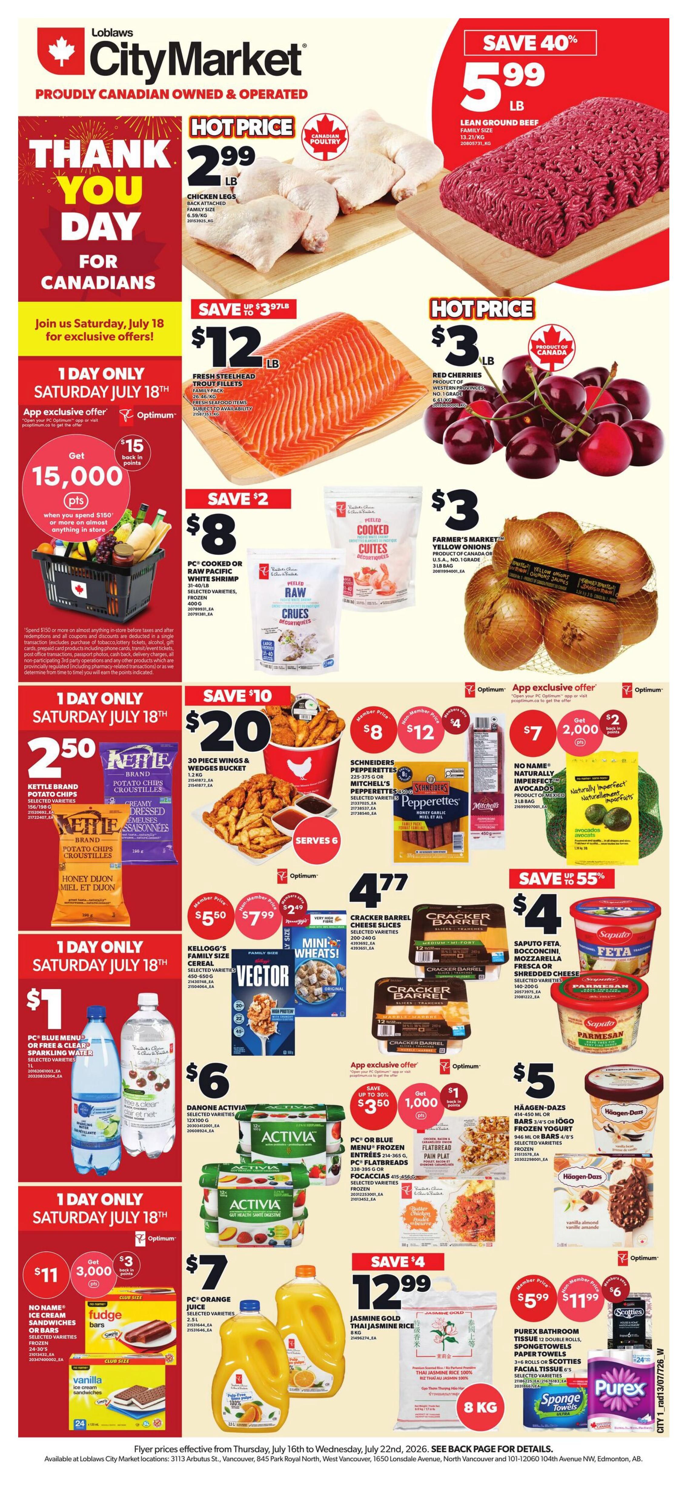 Loblaws City Market (West) Flyer July 16 to 22