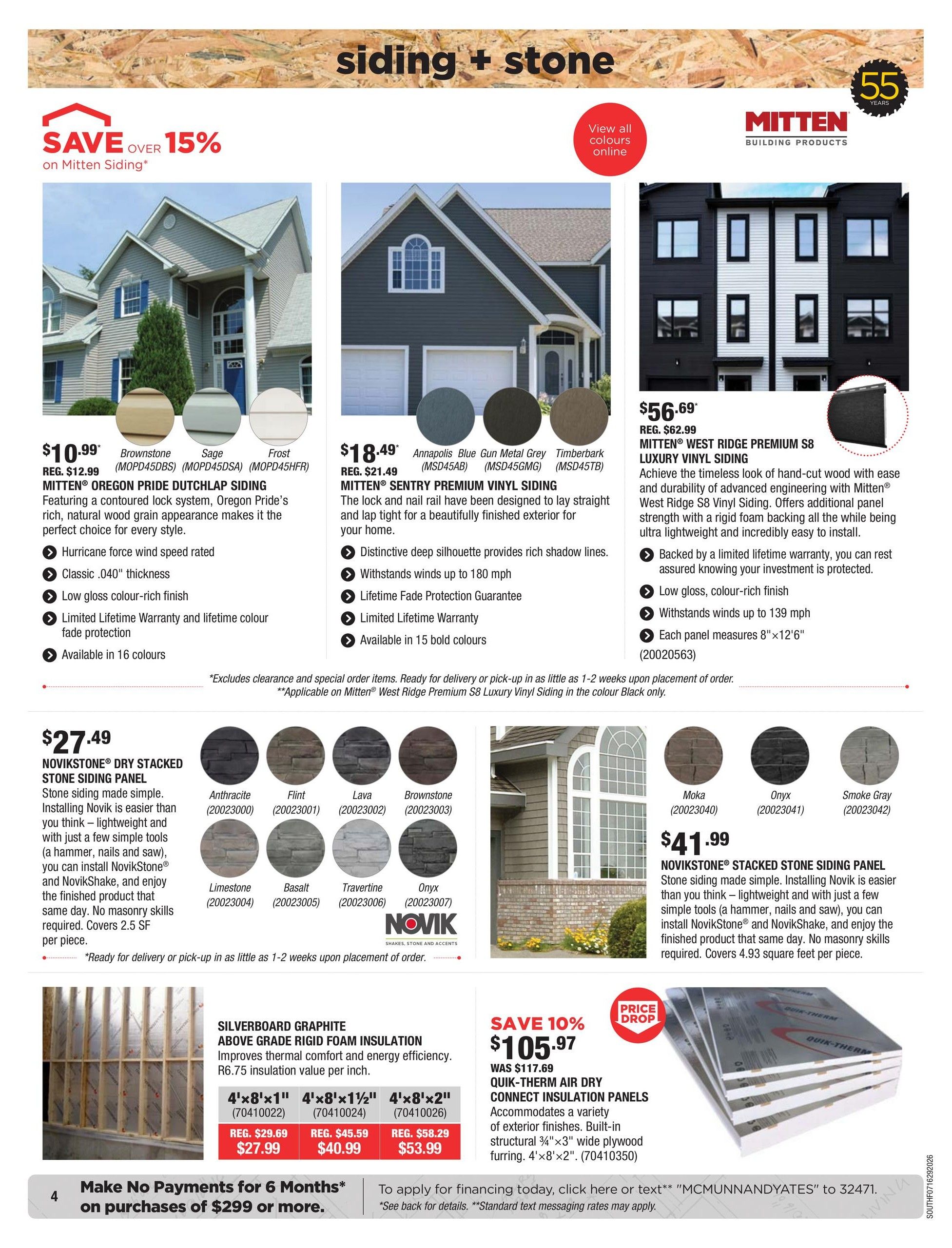 McMunn & Yates Building Supplies Flyer July 16 to 29