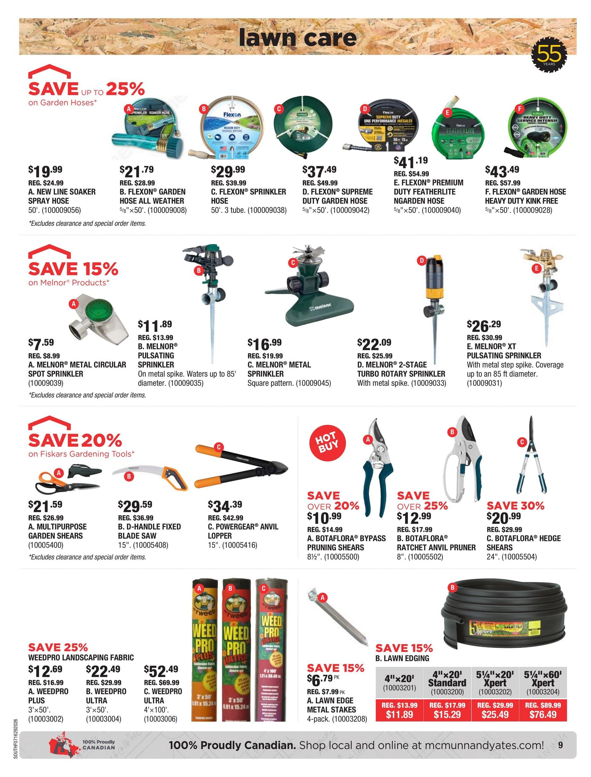 McMunn & Yates Building Supplies Flyer July 16 to 29
