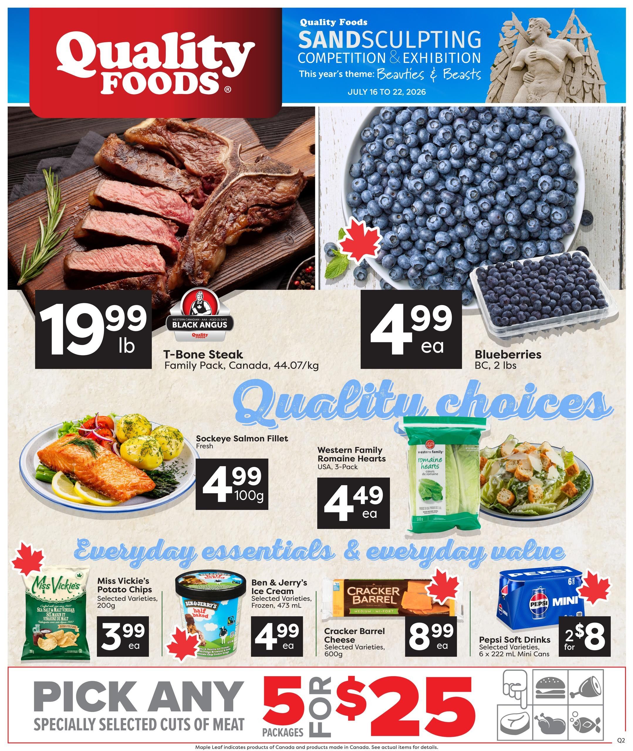 Quality Foods Flyer July 16 to 22