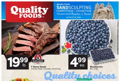 Quality Foods Flyer July 16 to 22