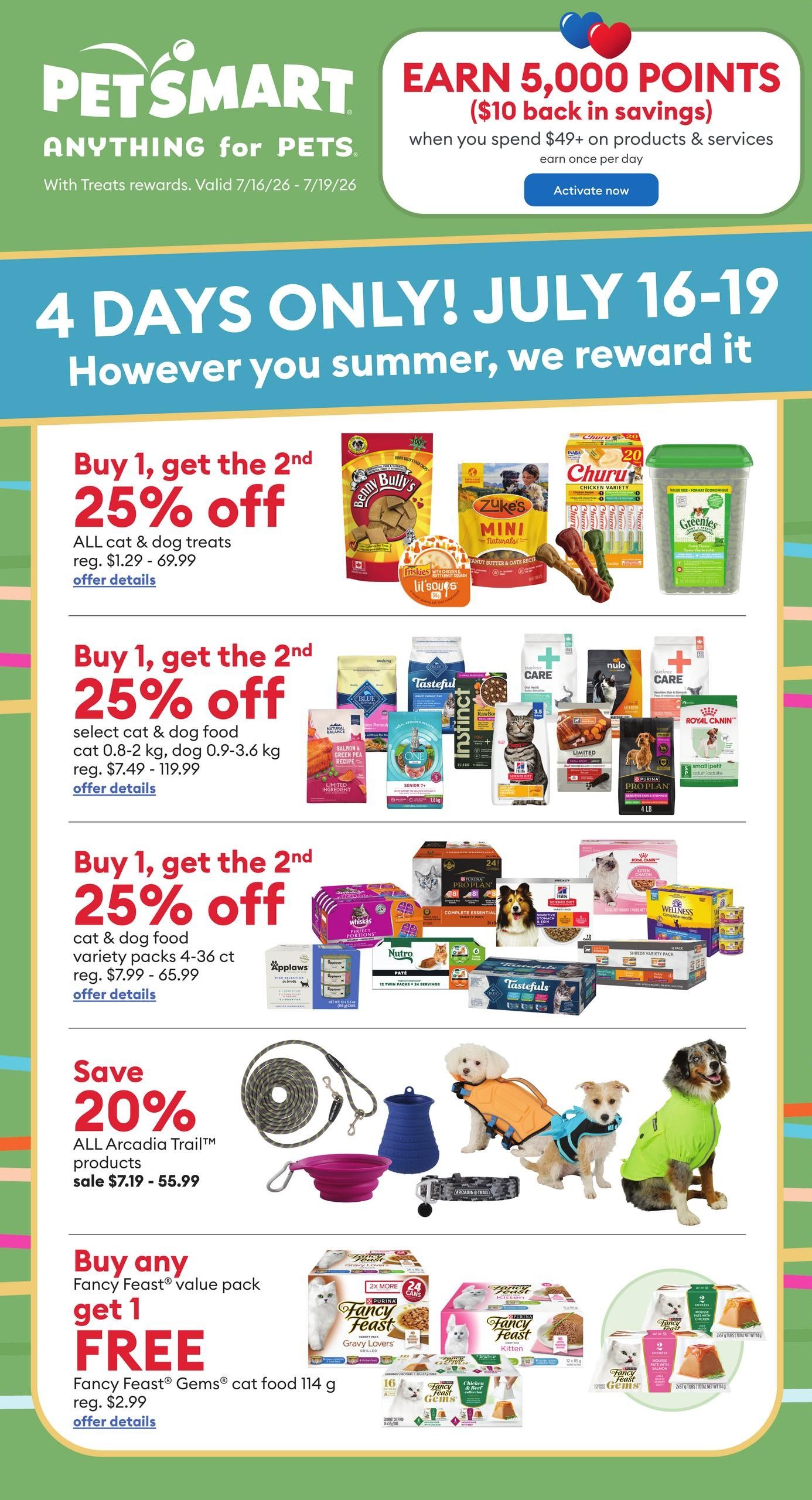 PetSmart Flyer July 16 to 19