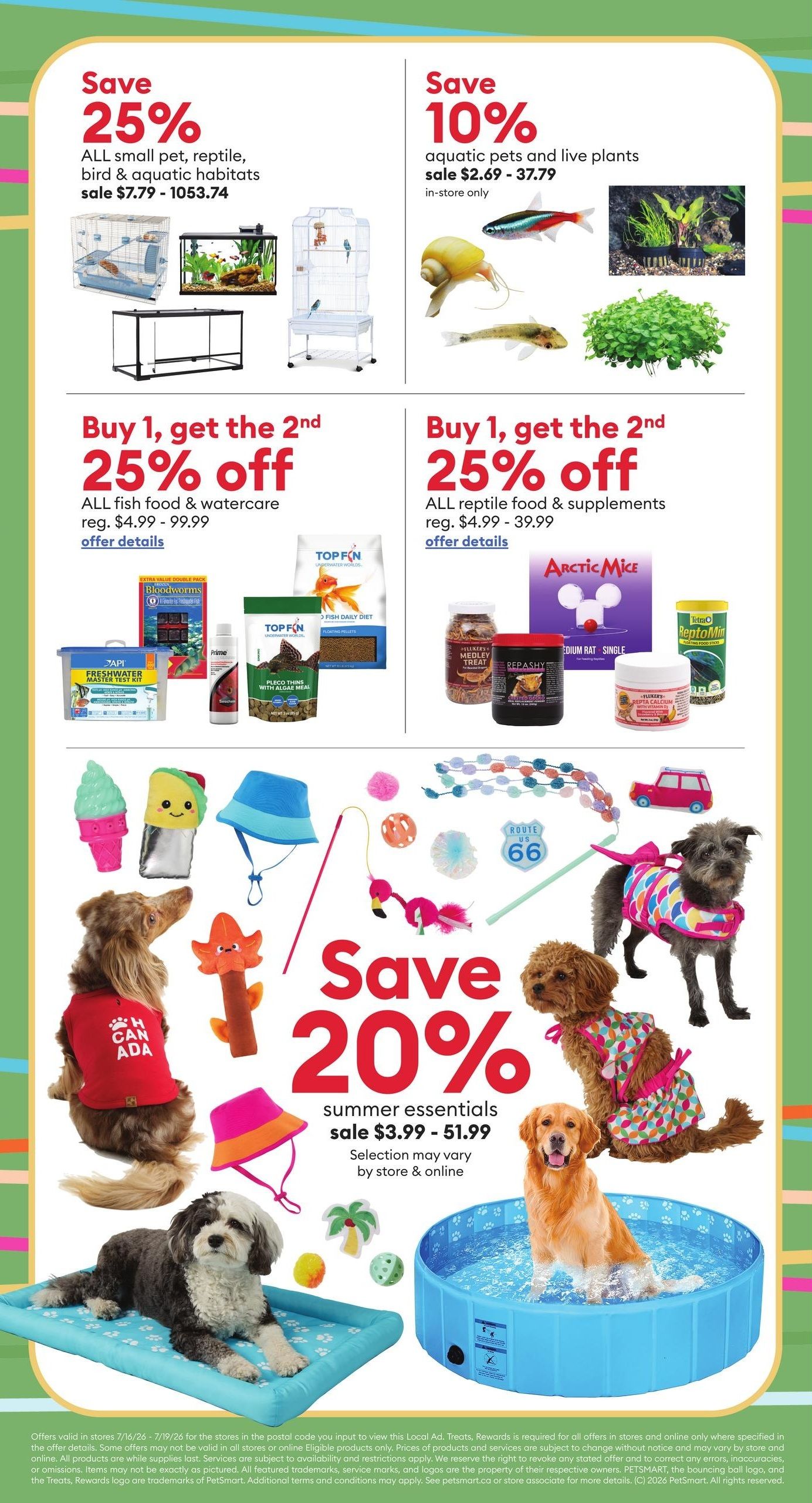 PetSmart Flyer July 16 to 19