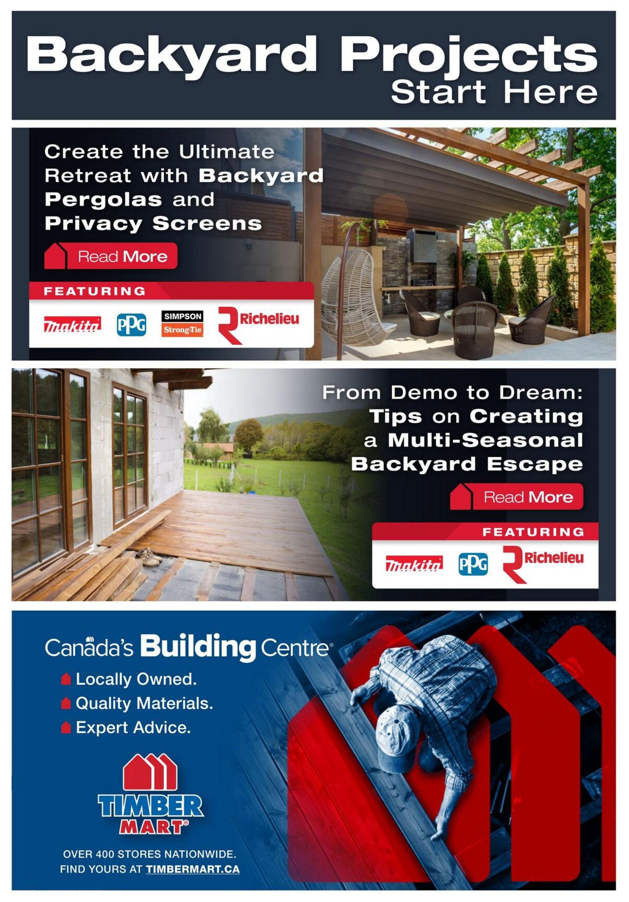 Timber Mart Flyer July 16 to August 5