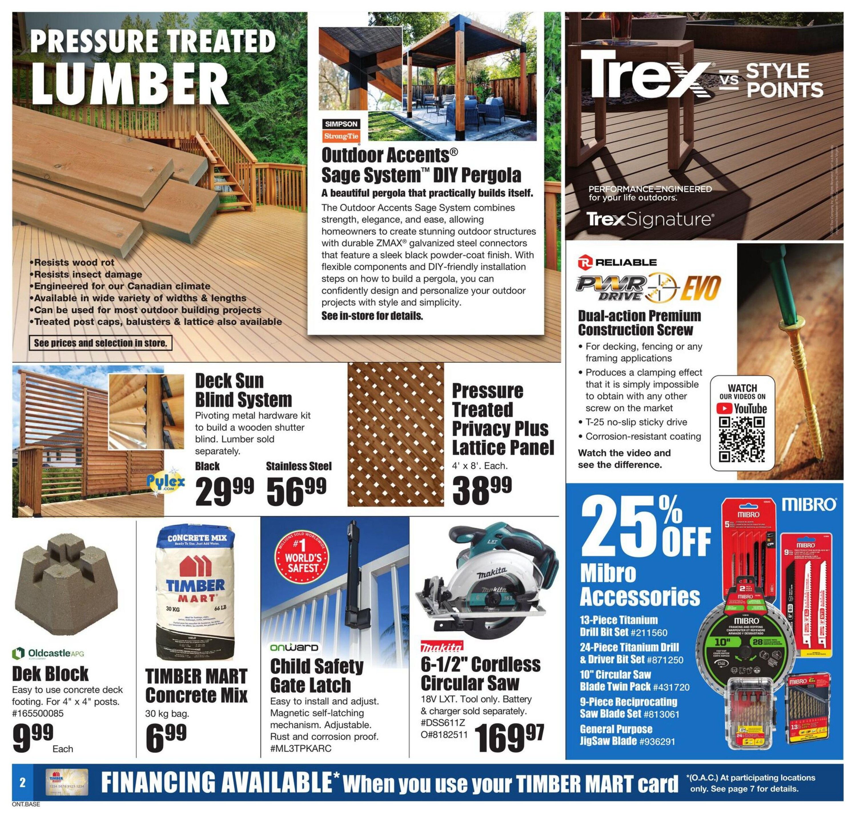 Timber Mart Flyer July 16 to August 5