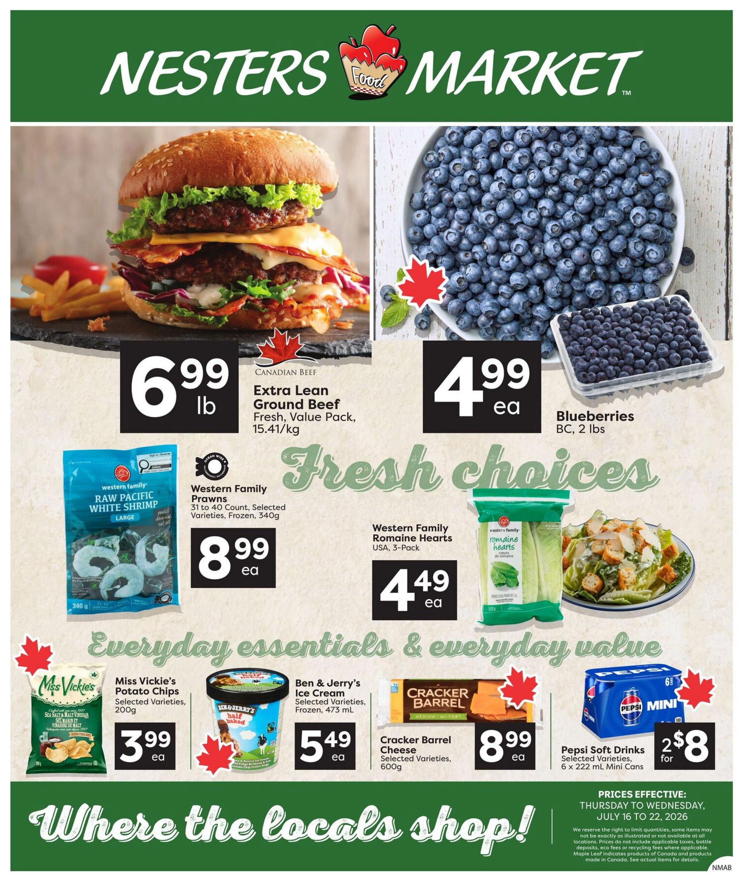Nesters Market Flyer July 16 to 22
