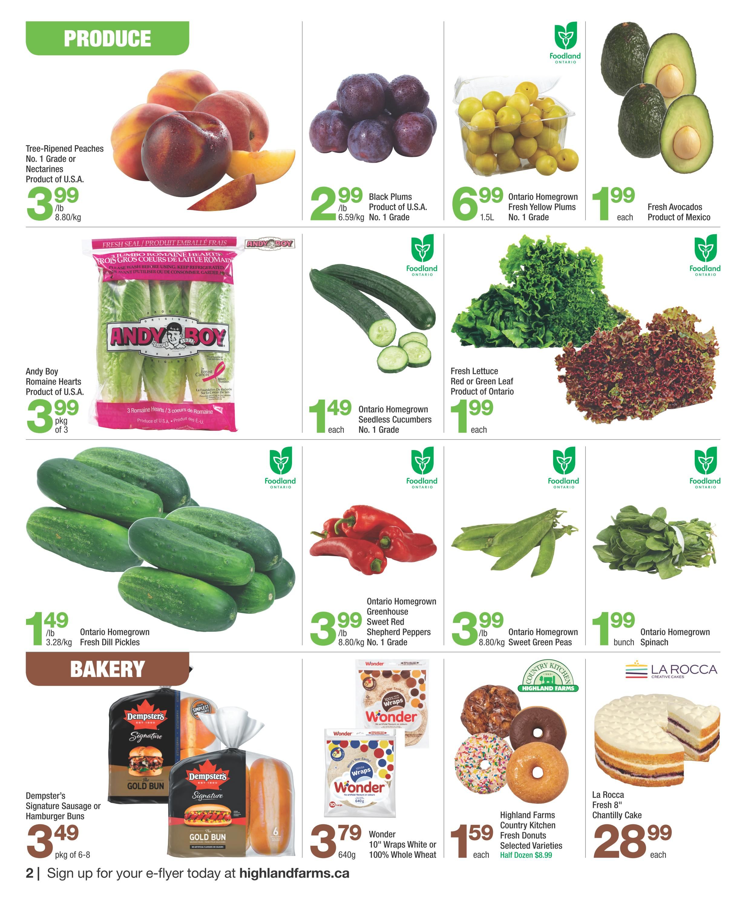 Highland Farms Flyer July 16 to 22