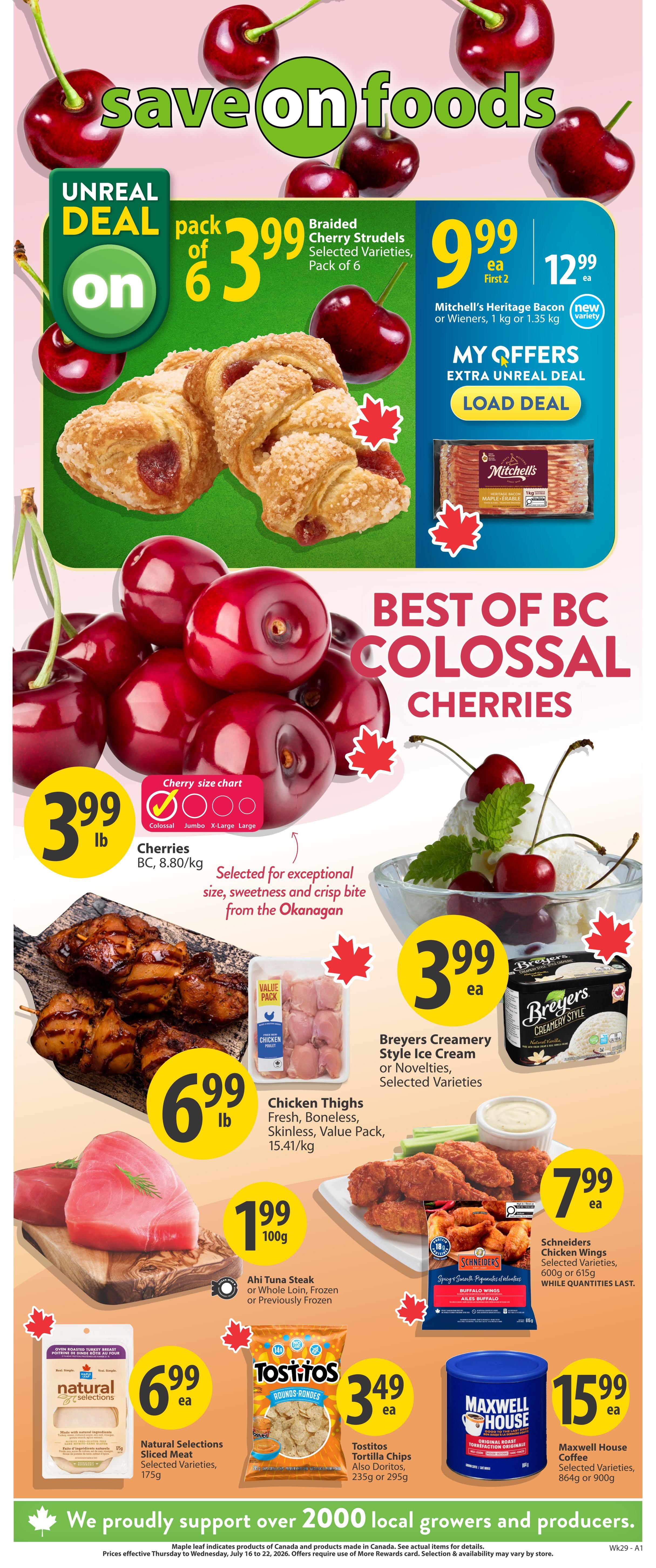 Save On Foods (BC) Flyer July 16 to 22